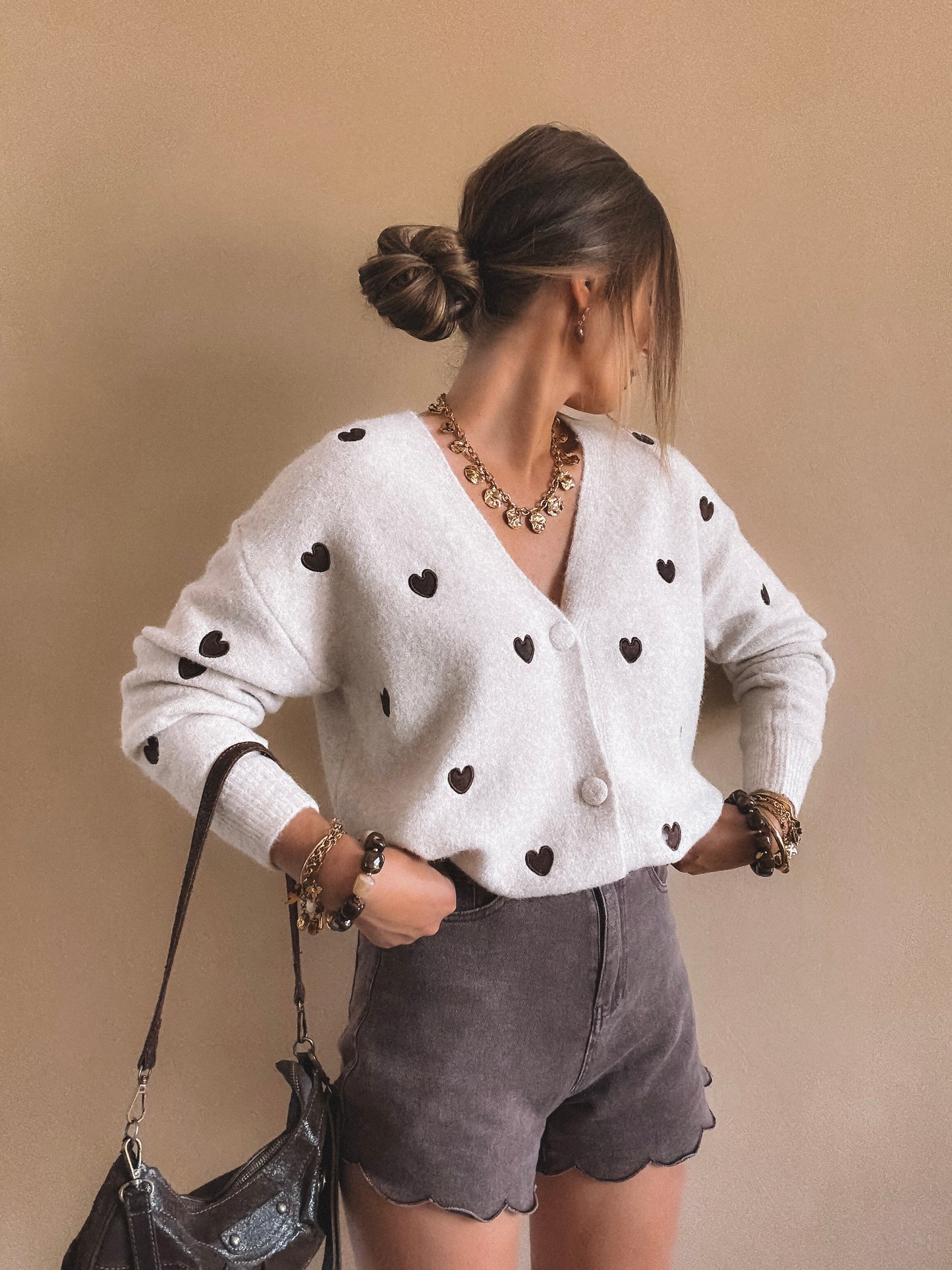 Gilet Amaya Ecru