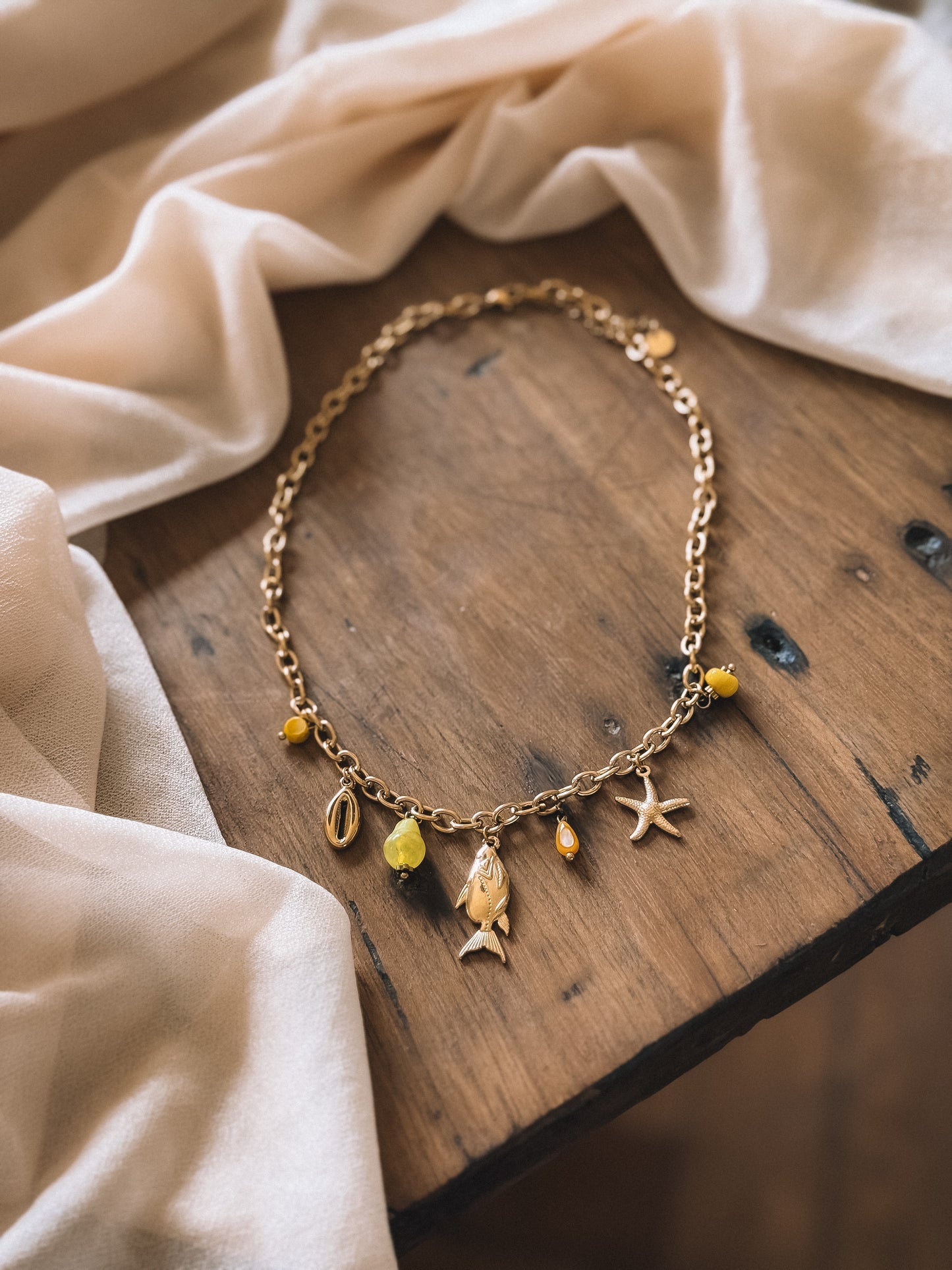 Collier Solea Jaune