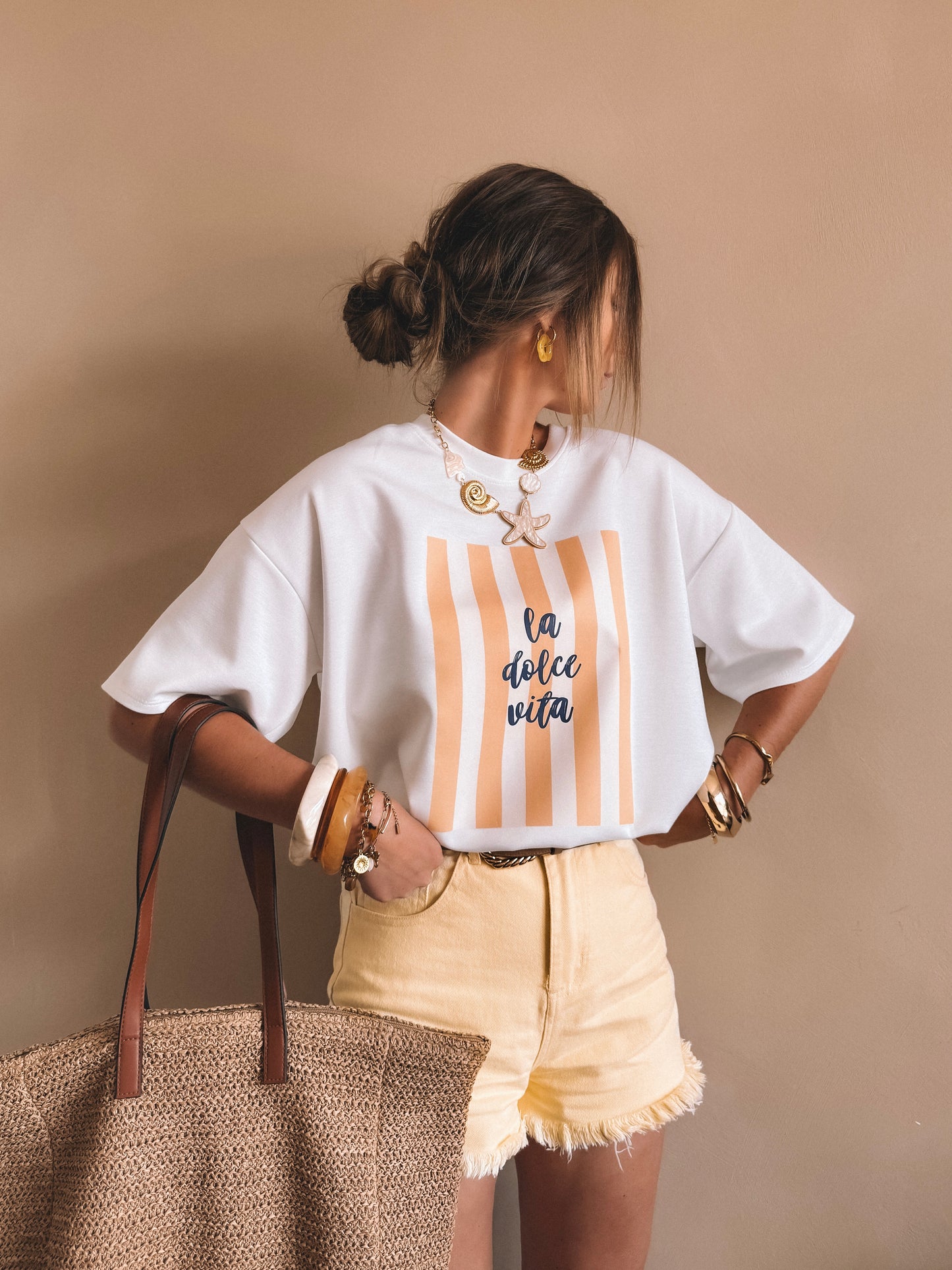 T-Shirt Doce Vita Blanc