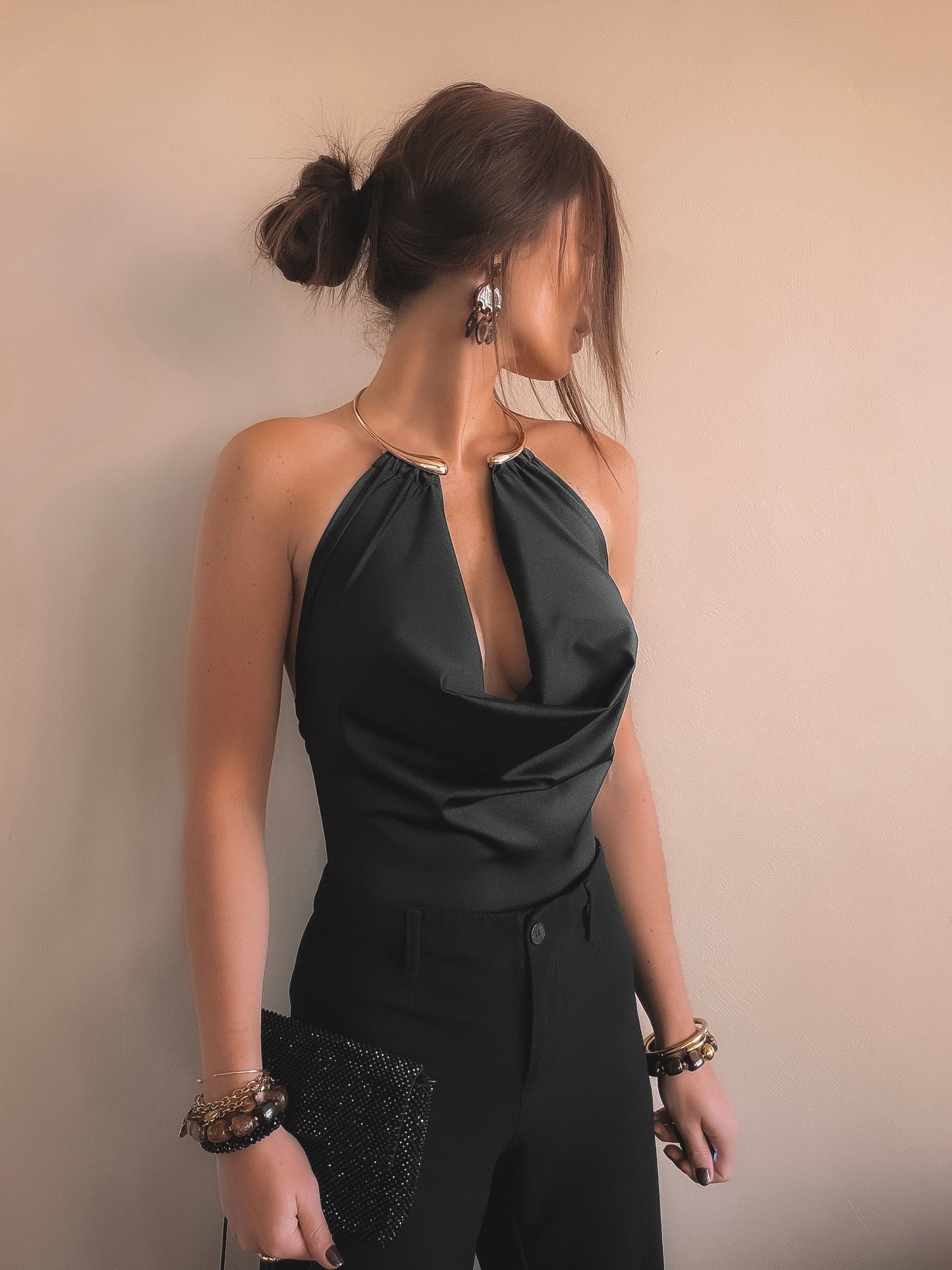 Top Dos Nu Elora Noir