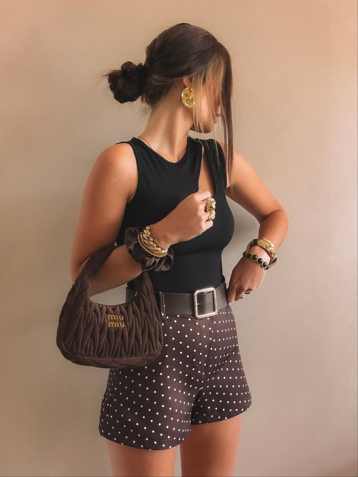 Short Romy Marron