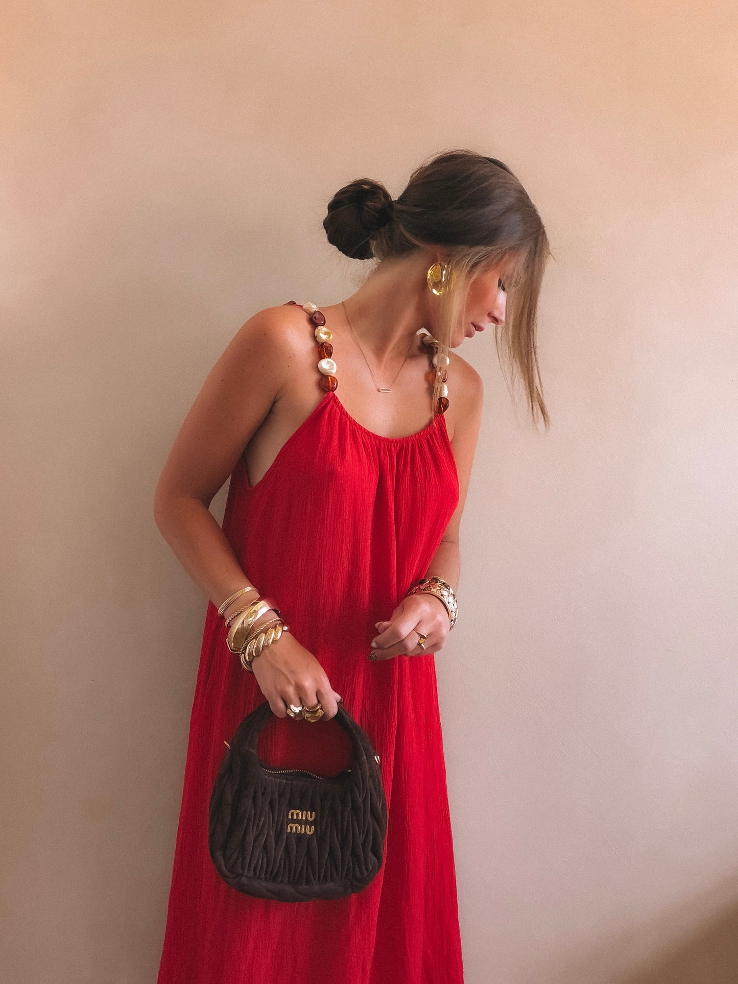 Robe Capucine Rouge