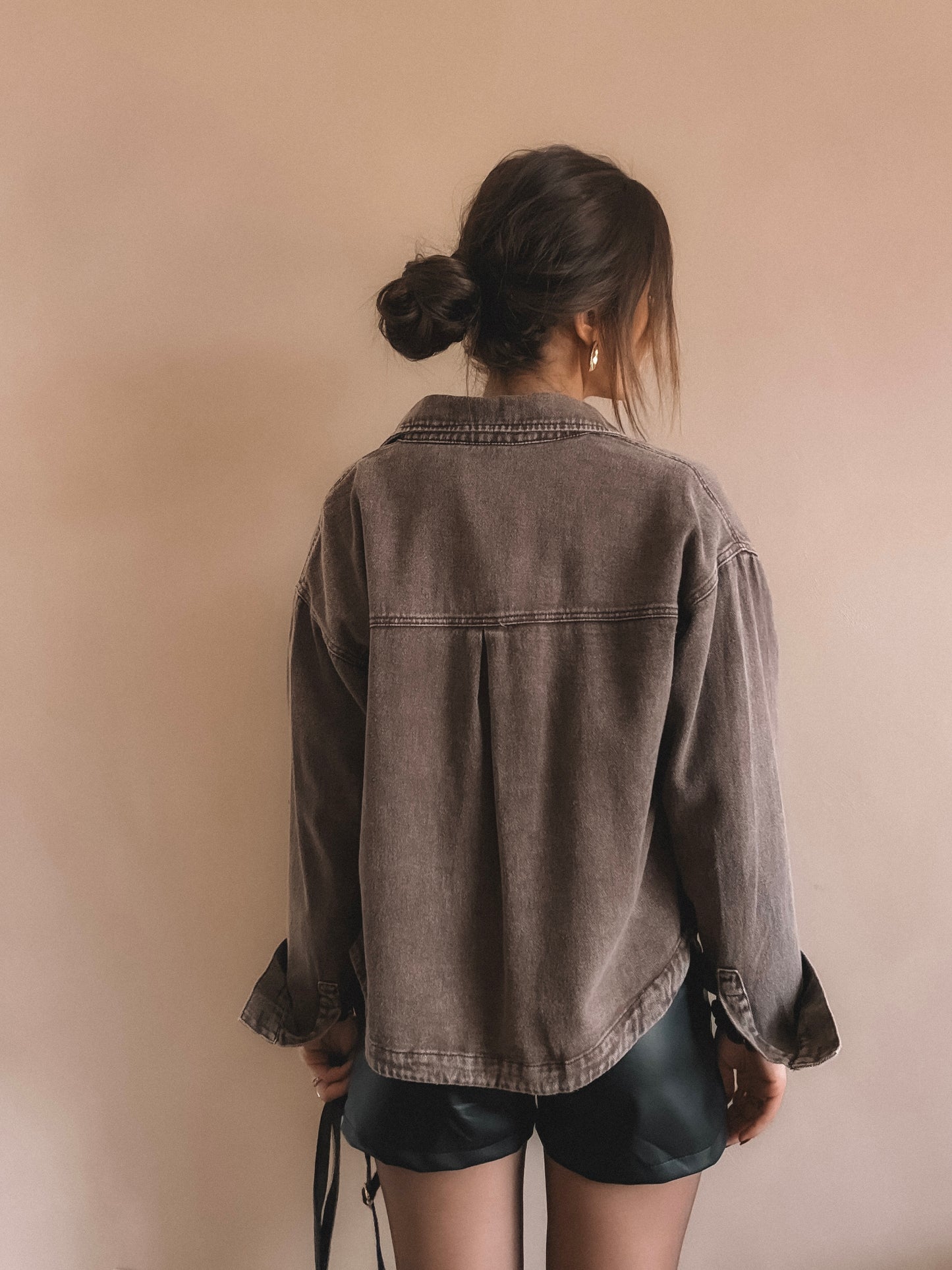 Veste en Jean Alix marron
