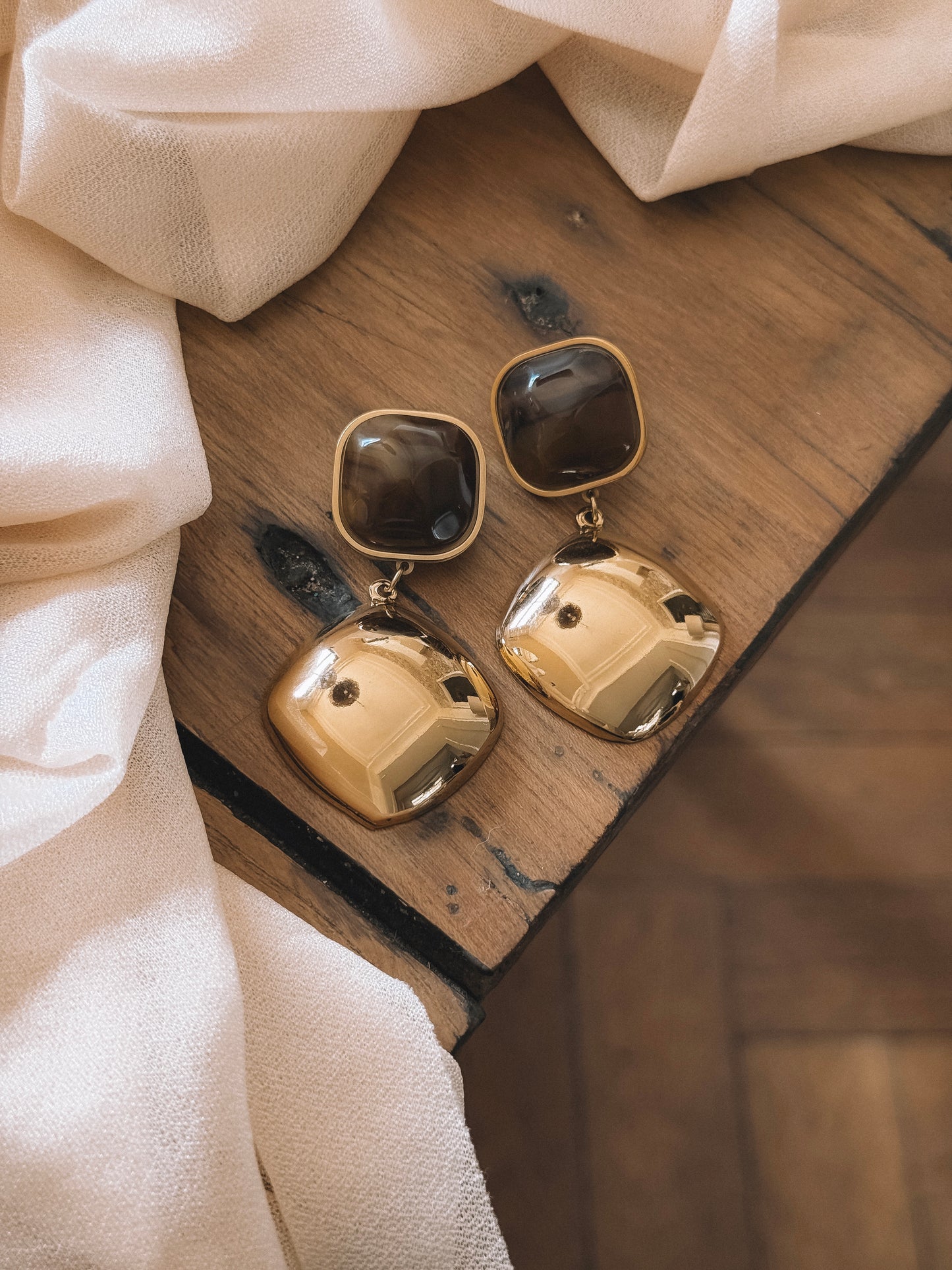Boucles Alma Marron