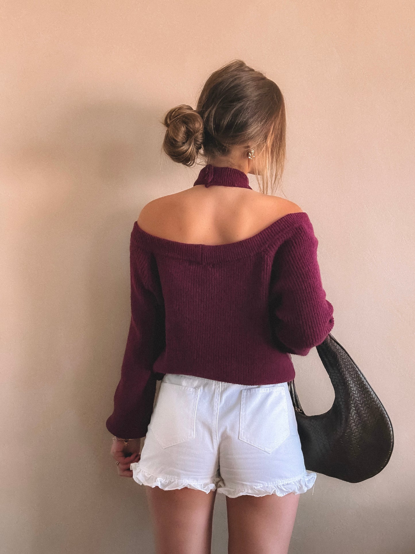 Pull Léna Bordeaux