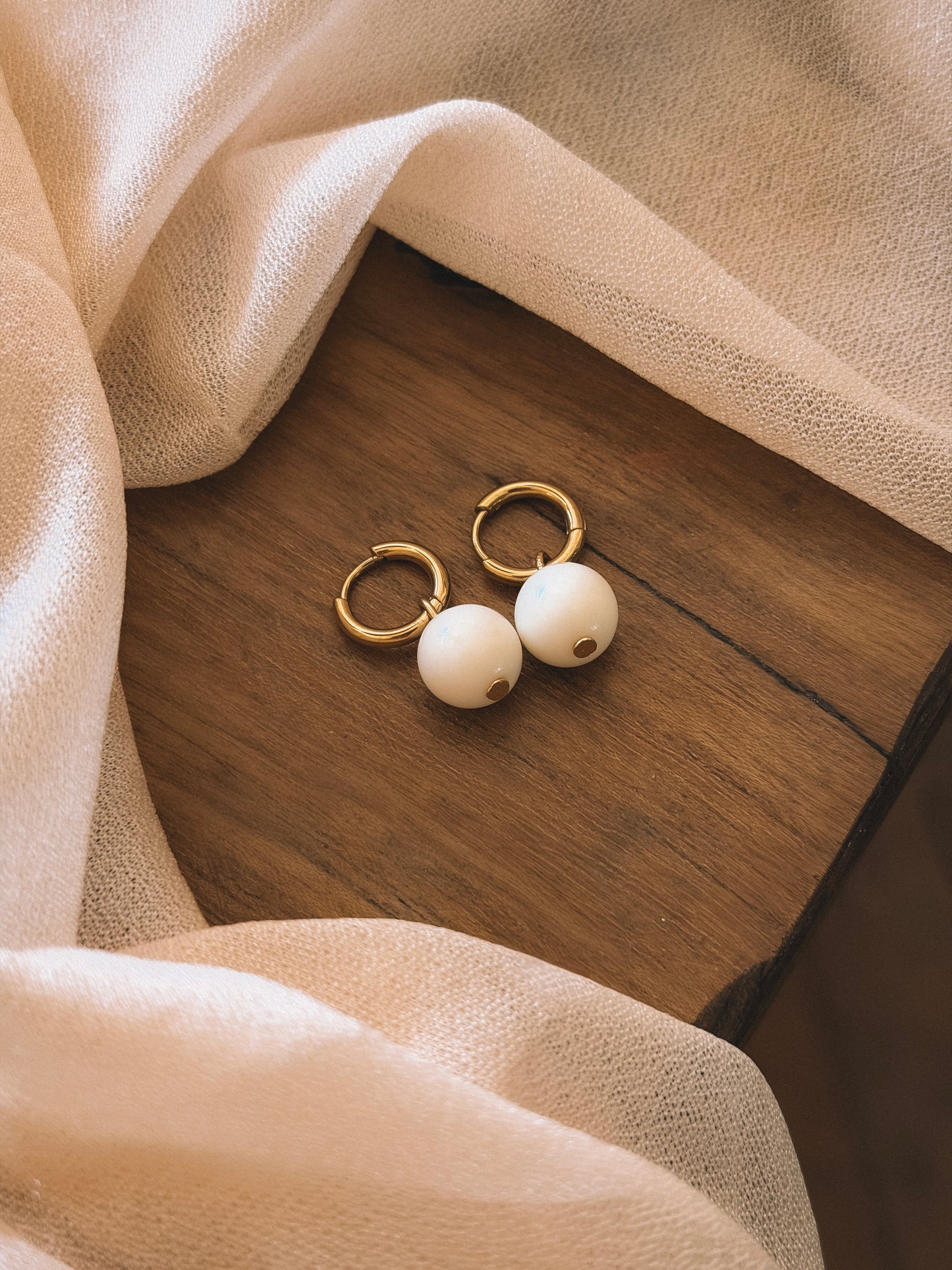 Boucles Léonie Ecru