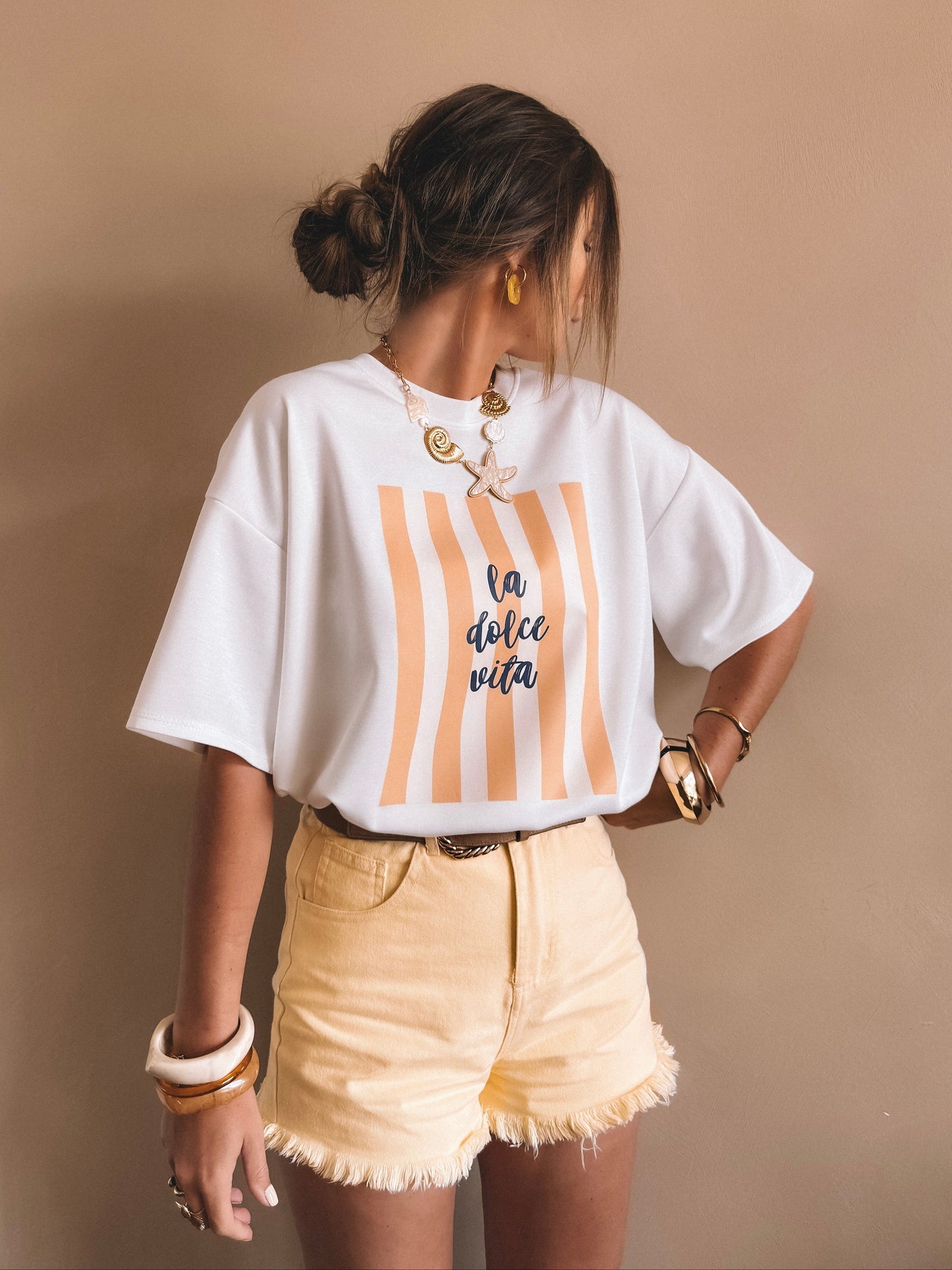 T-Shirt Doce Vita Blanc