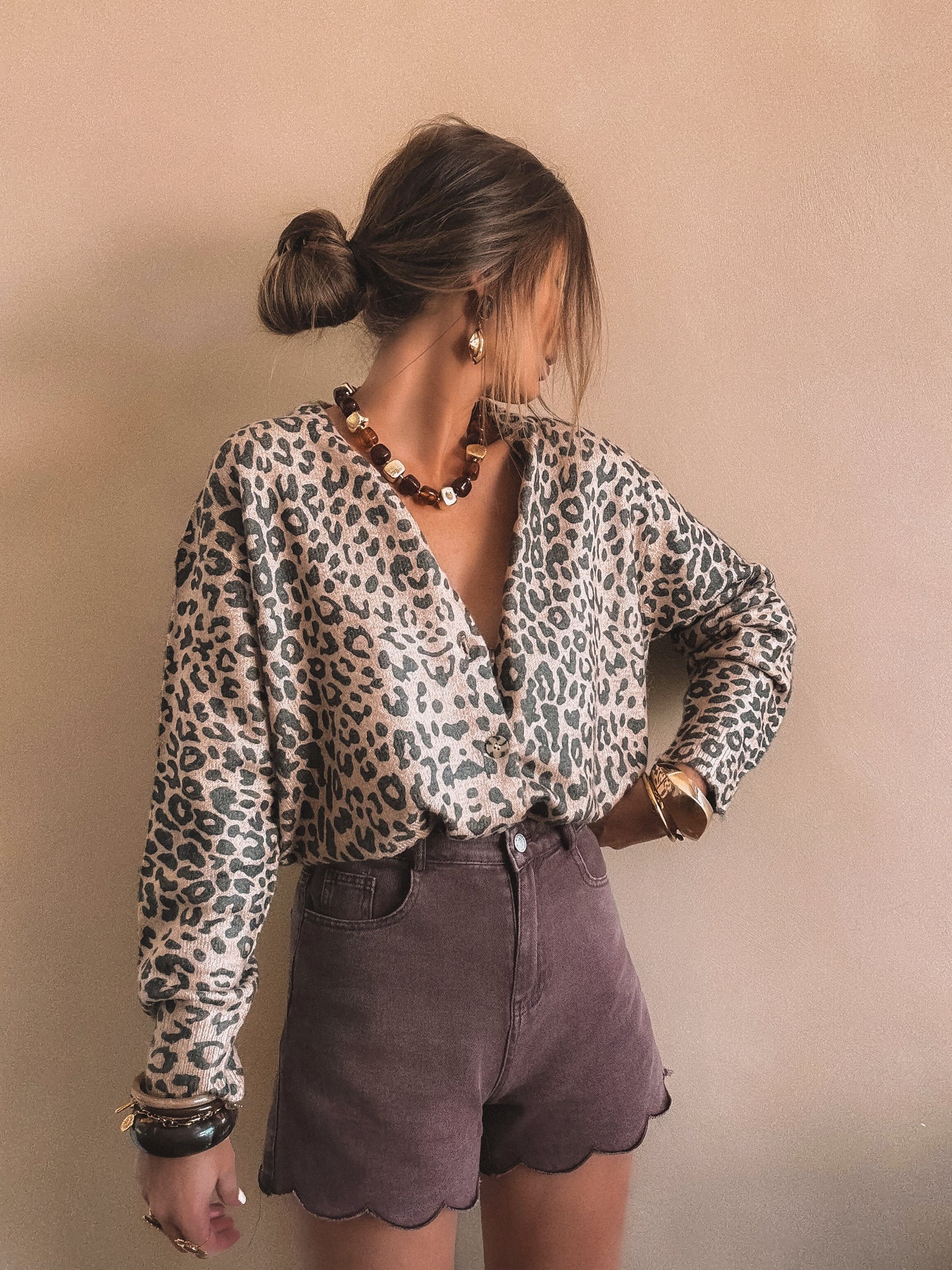 Gilet Savana Leopard