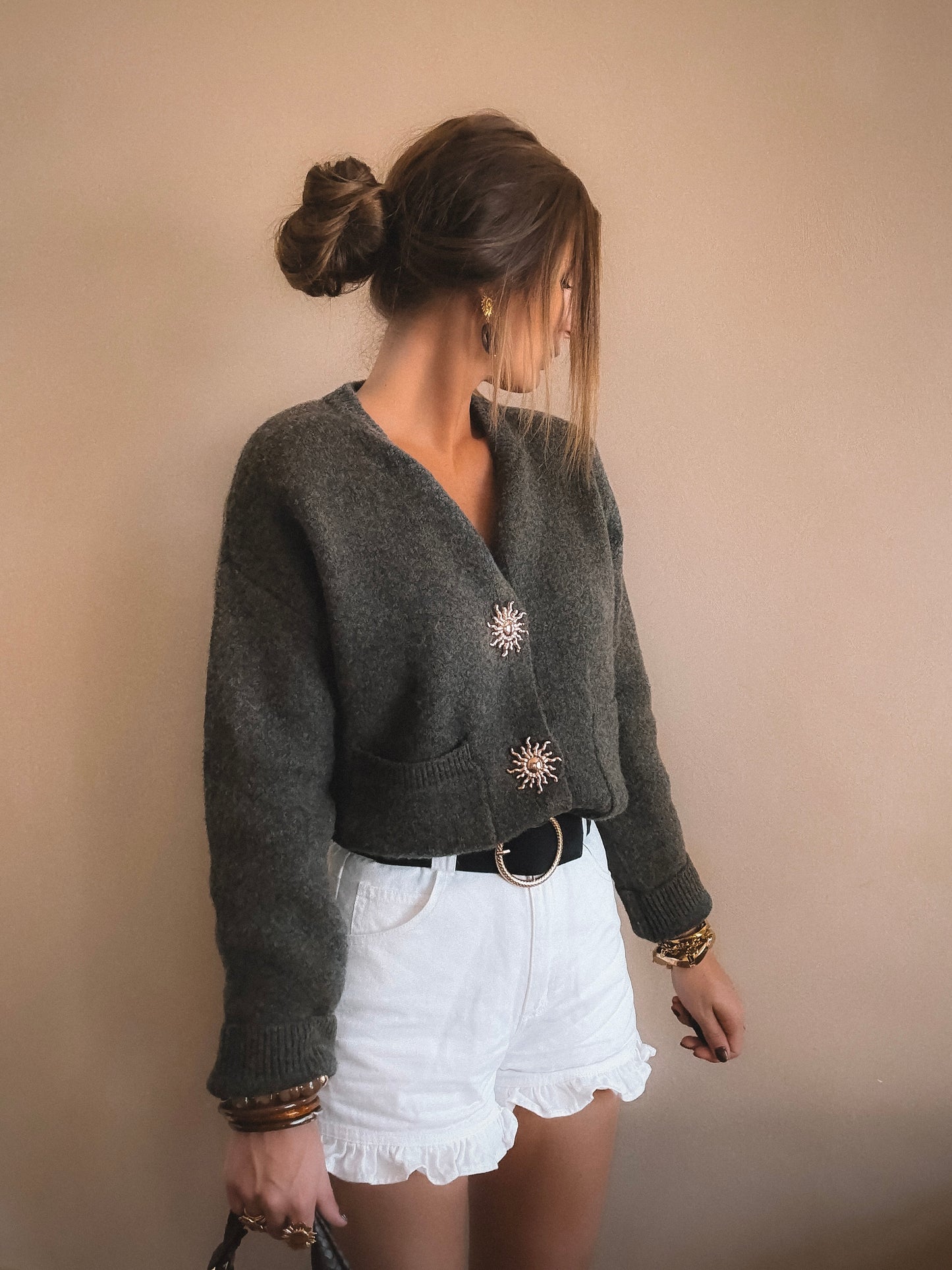 Gilet Alba Marron