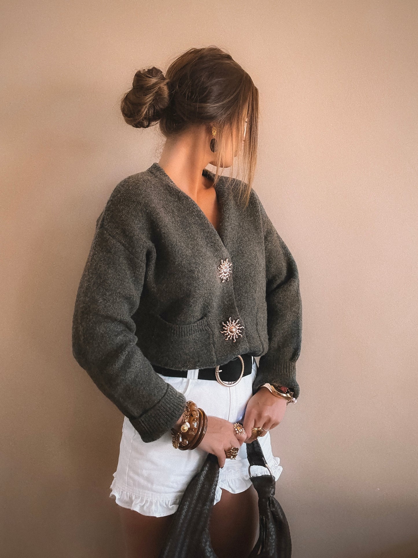 Gilet Alba Marron