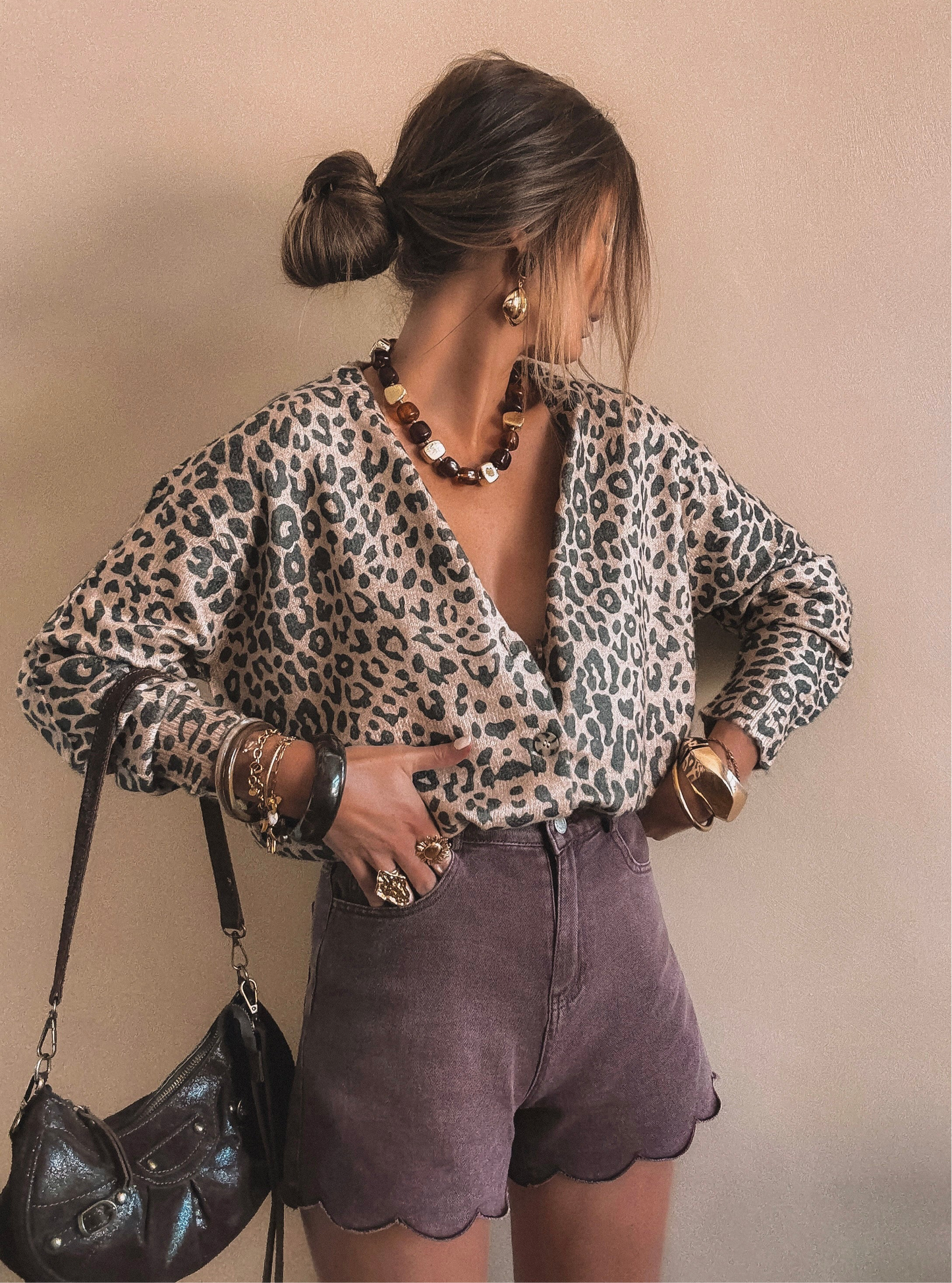Gilet Savana Leopard