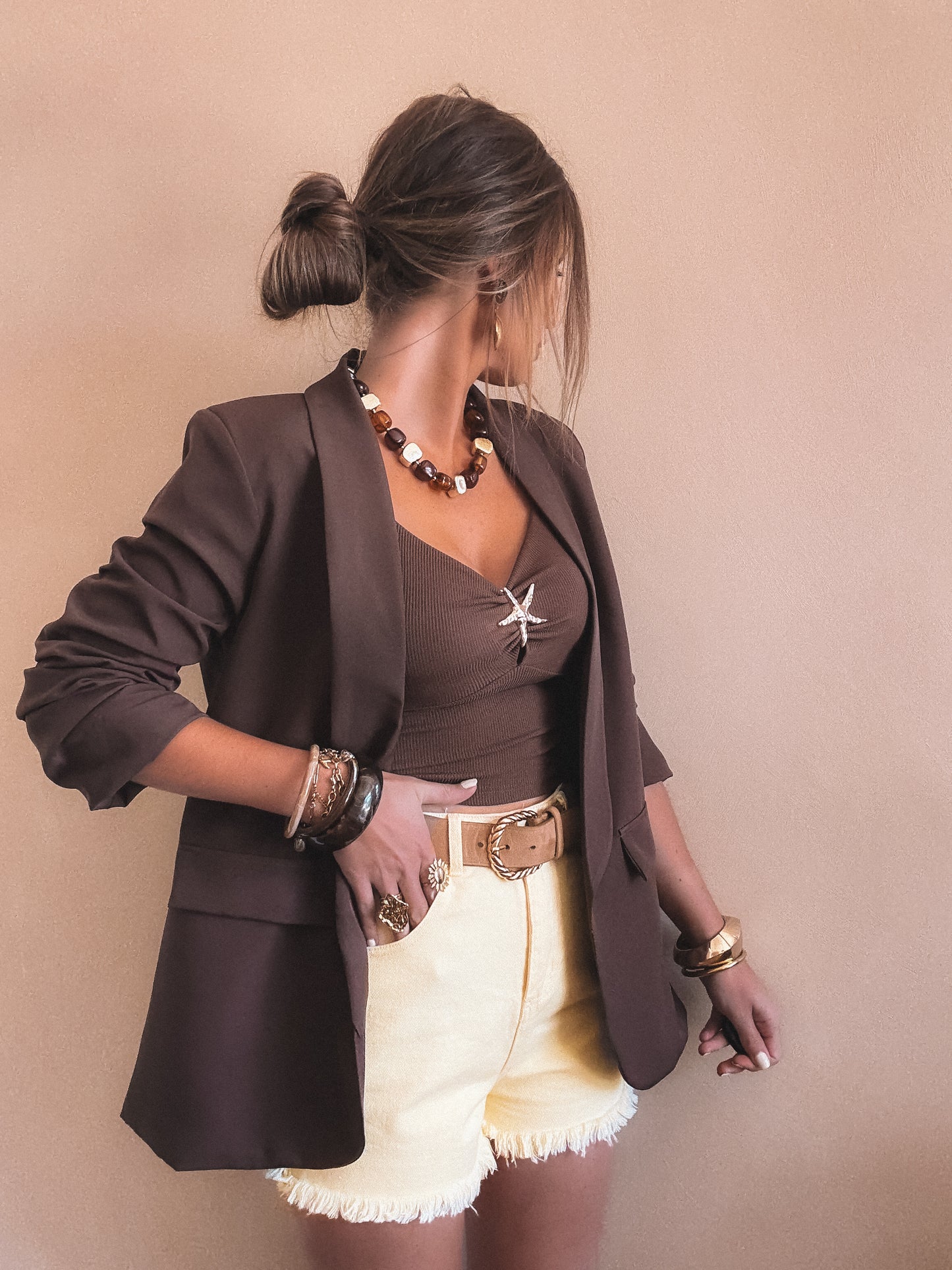 Blazer Célia Marron