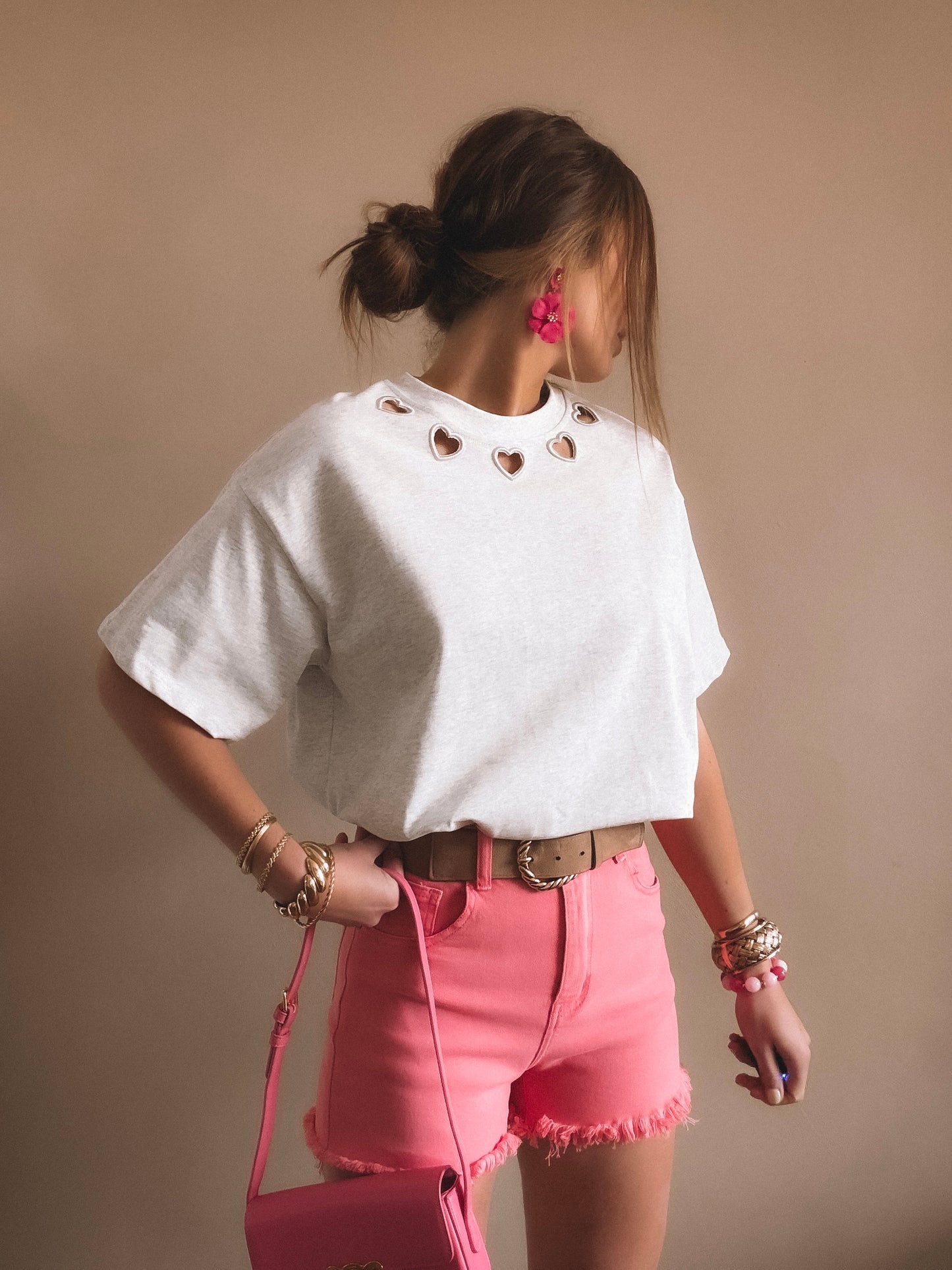 Short en Jean Romy Rose