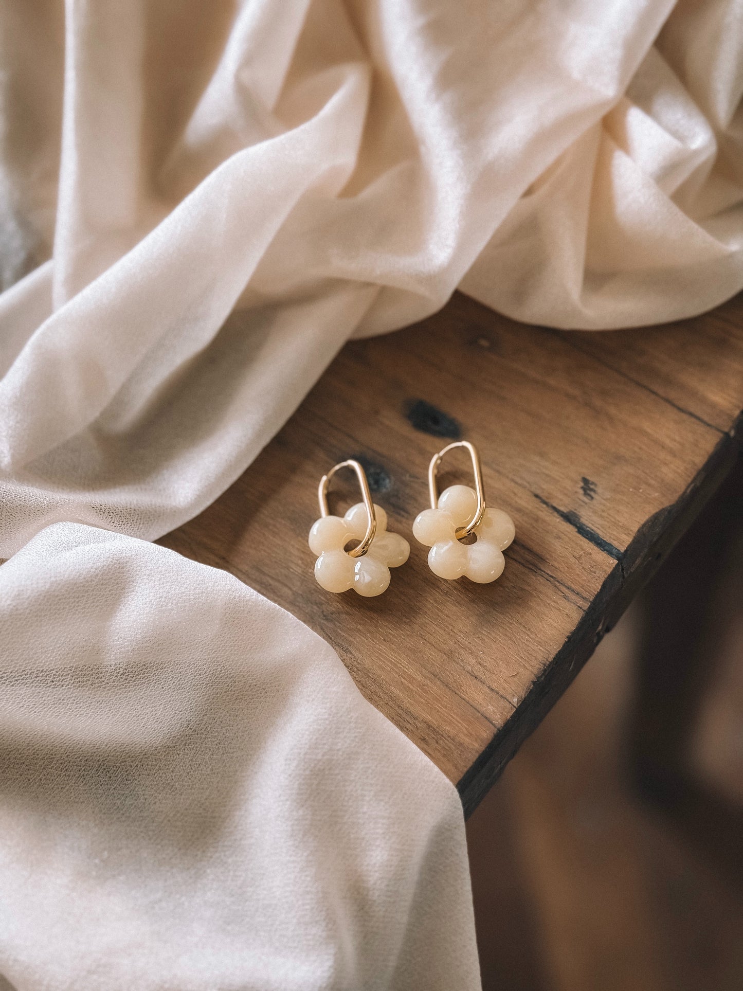 Boucles Yséa Ecru