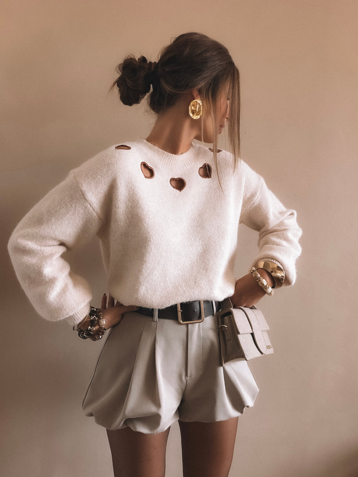 Short Zélie Beige