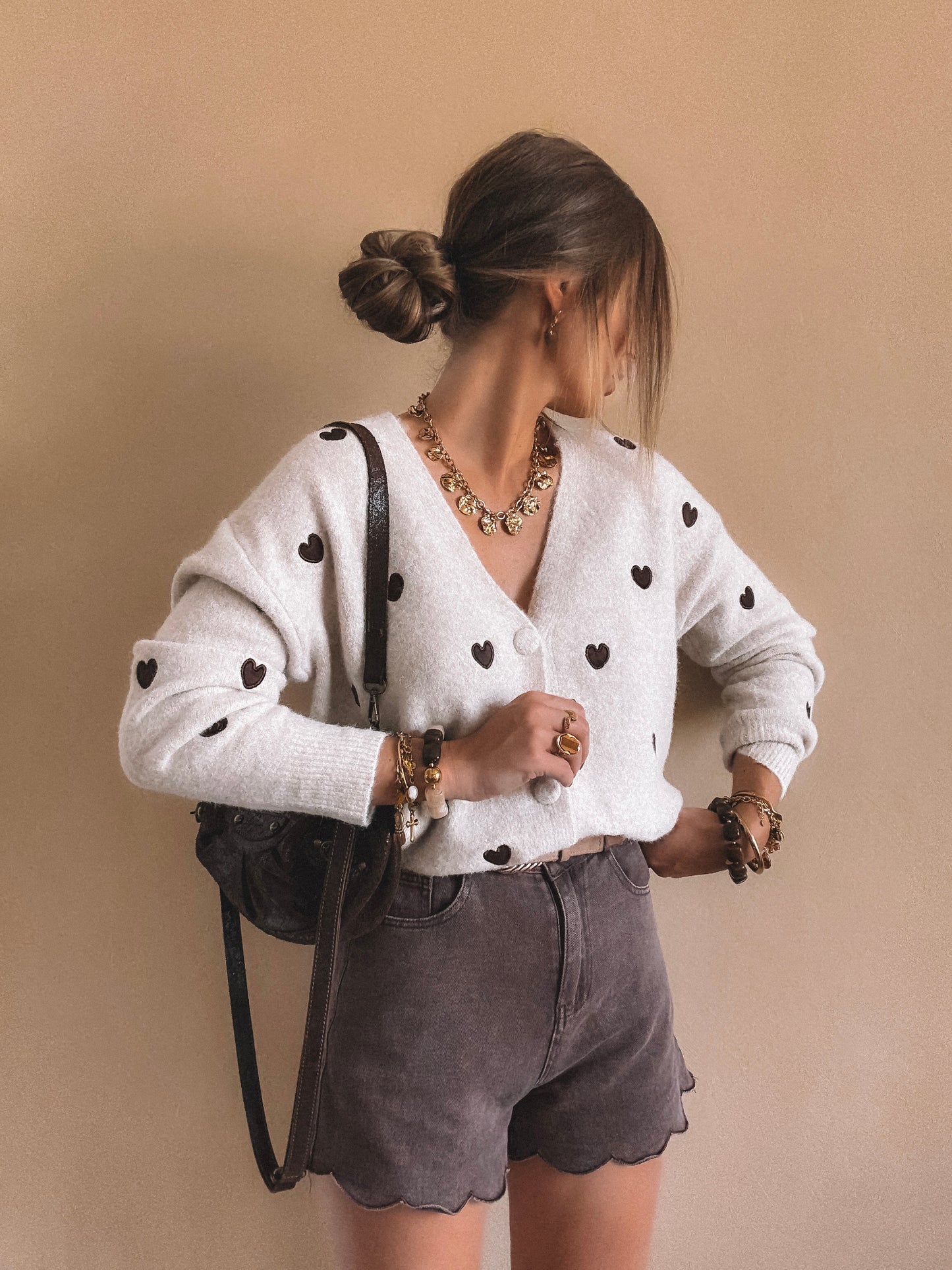 Gilet Amaya Ecru