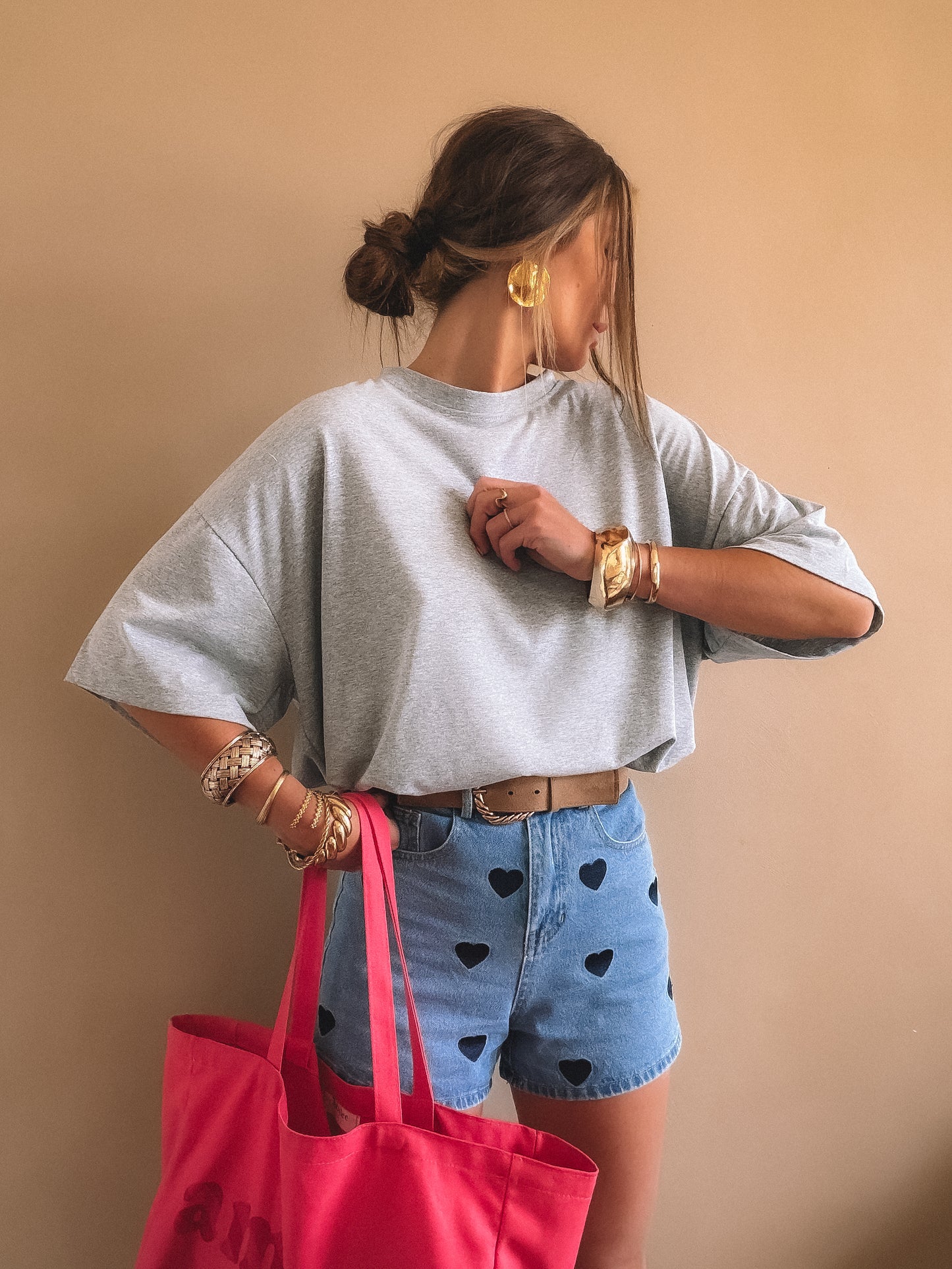 T-Shirt Amour Gris