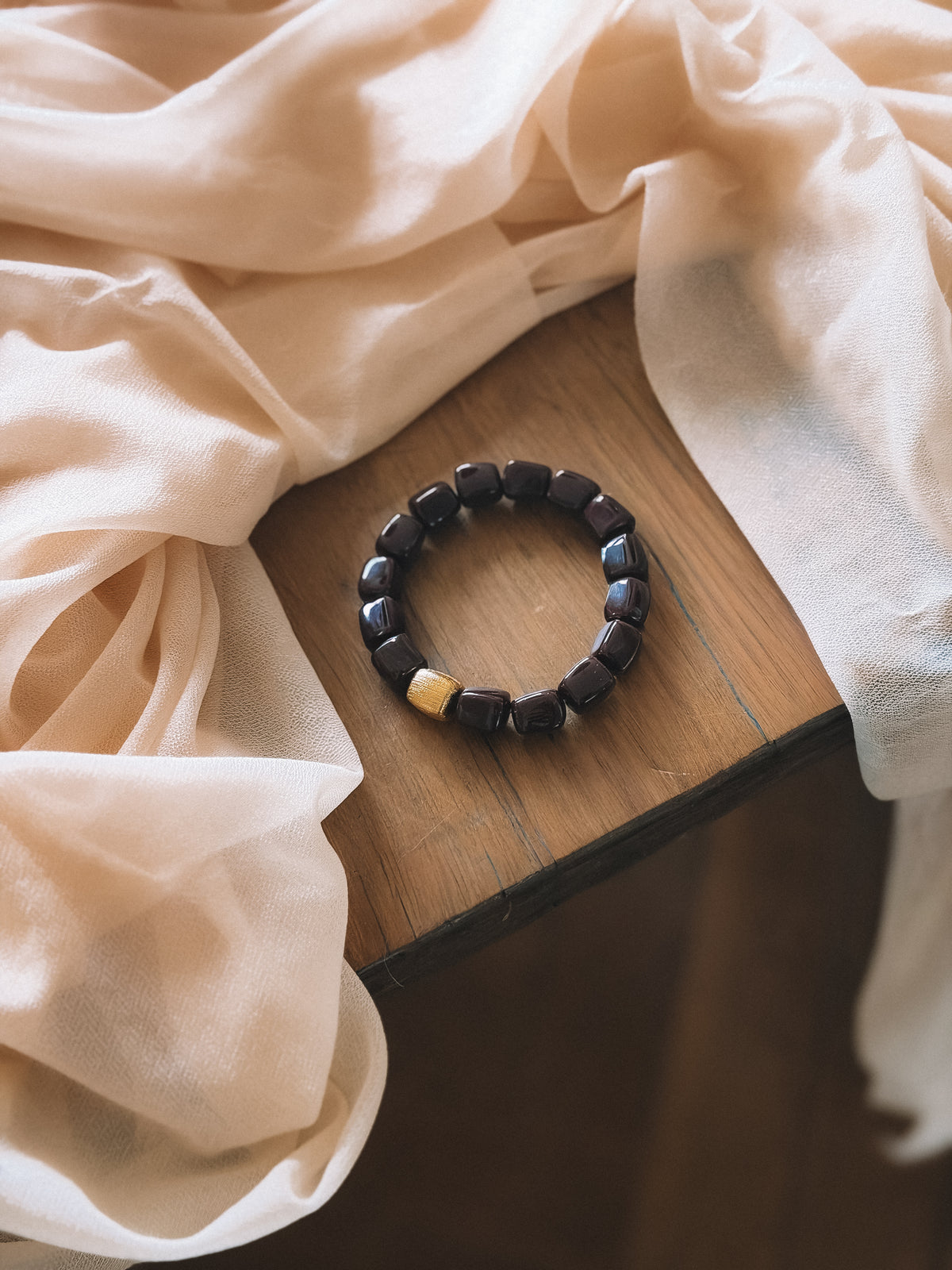 Bracelet Suzanne Aubergine