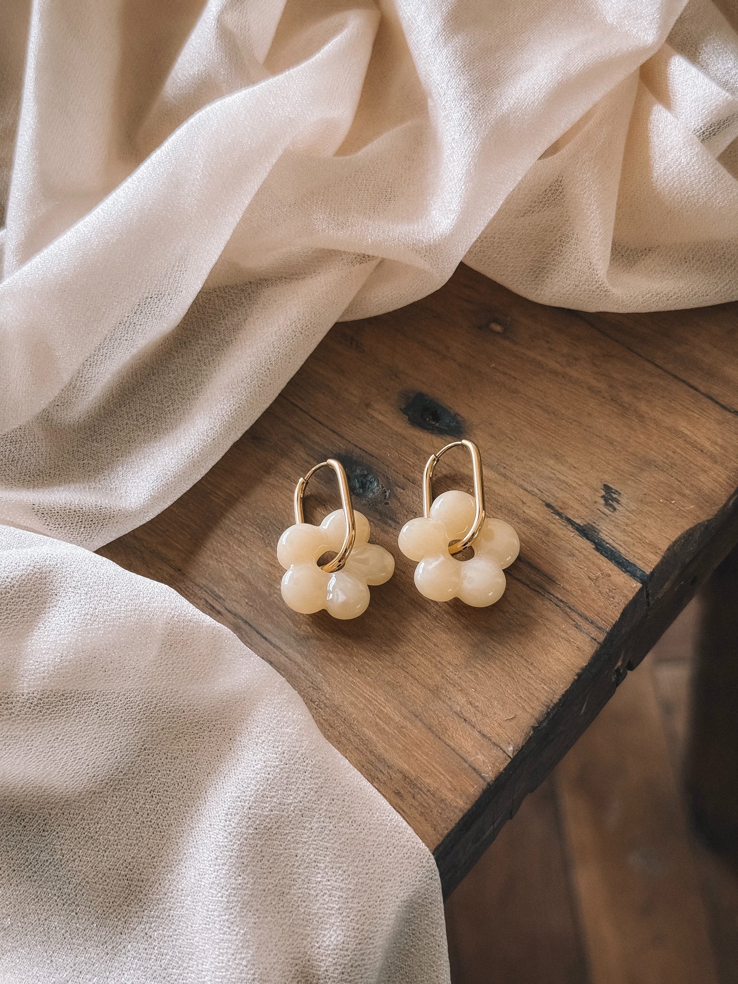 Boucles Yséa Ecru