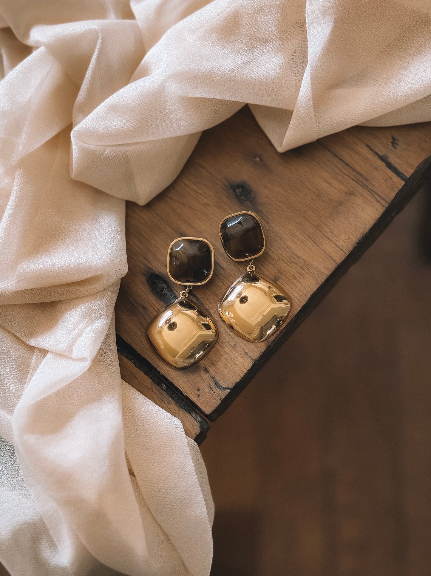 Boucles Alma Marron