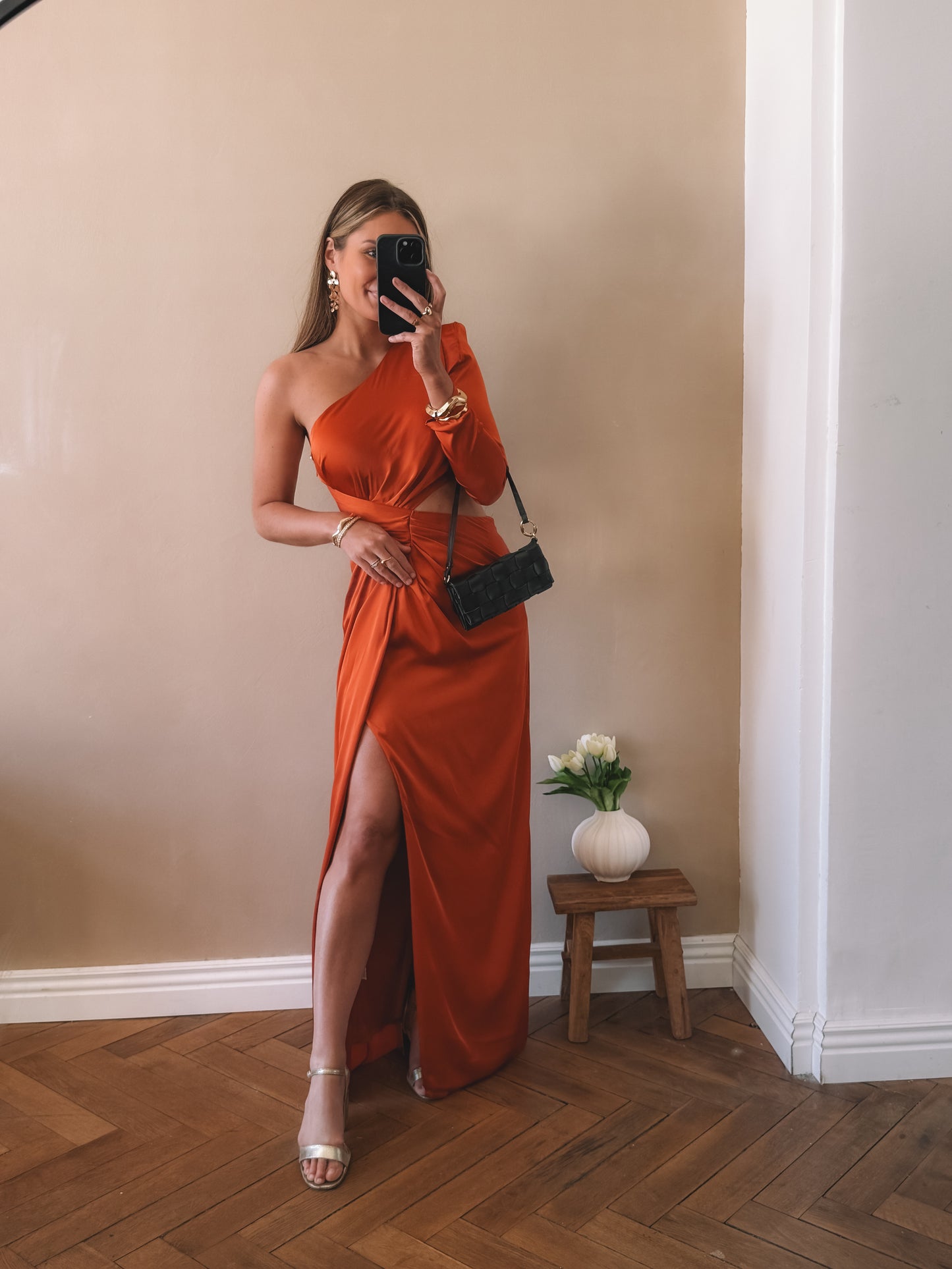 COLLECTION CEREMONIE - Robe Juliette Terracotta