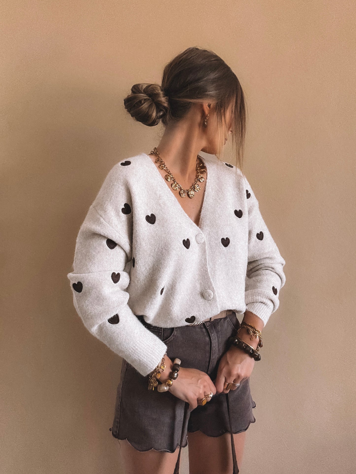 Gilet Amaya Ecru