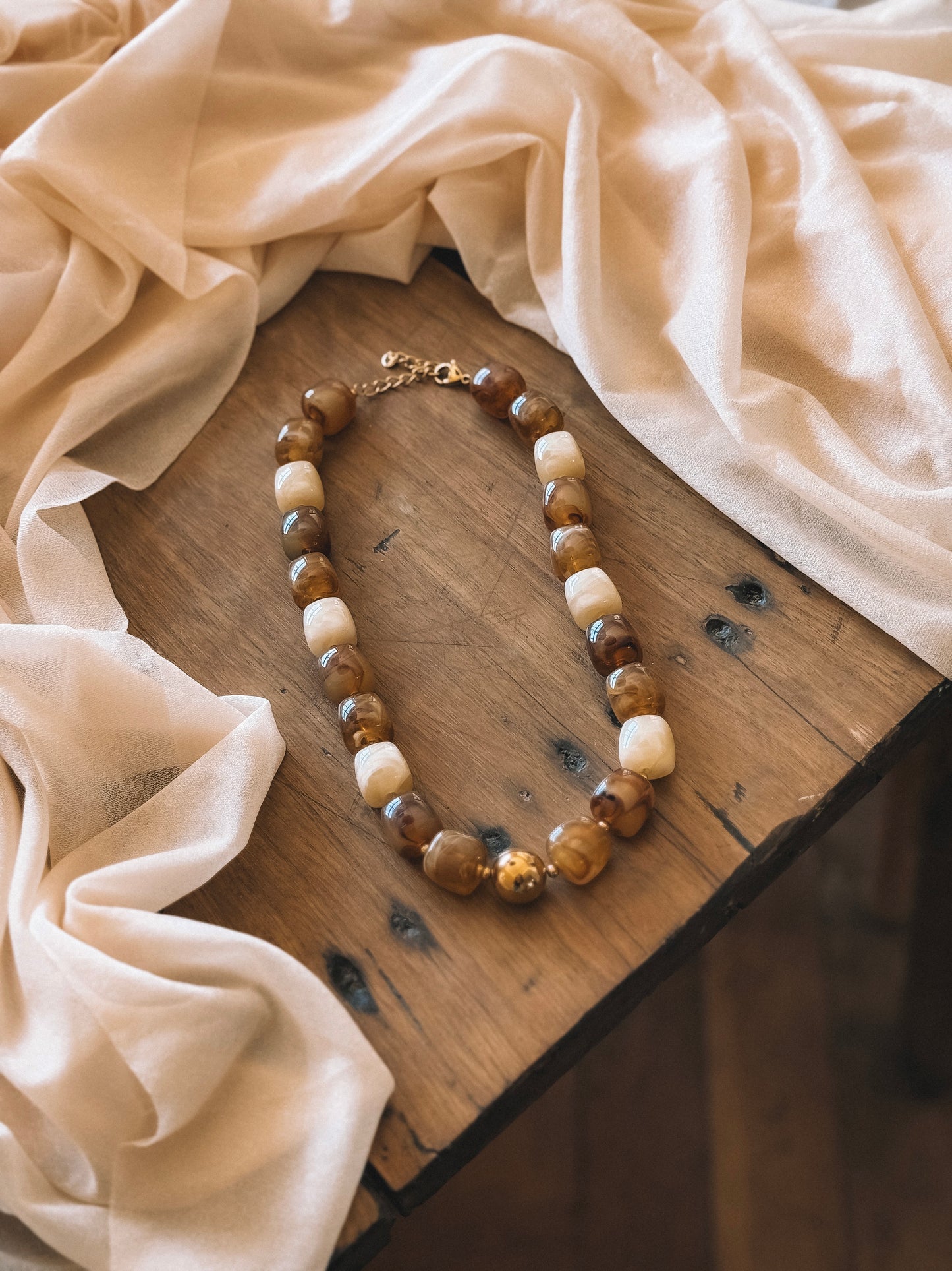 Collier Luna Caramel