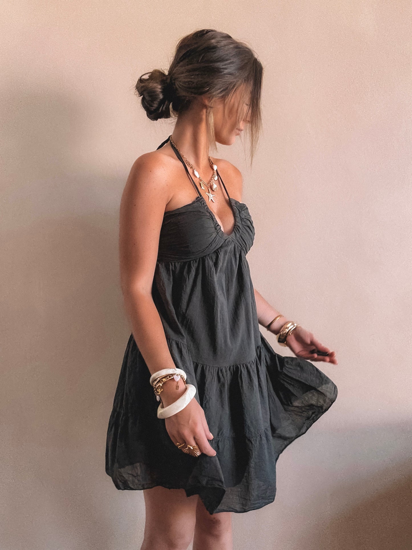 Robe Elora Marron