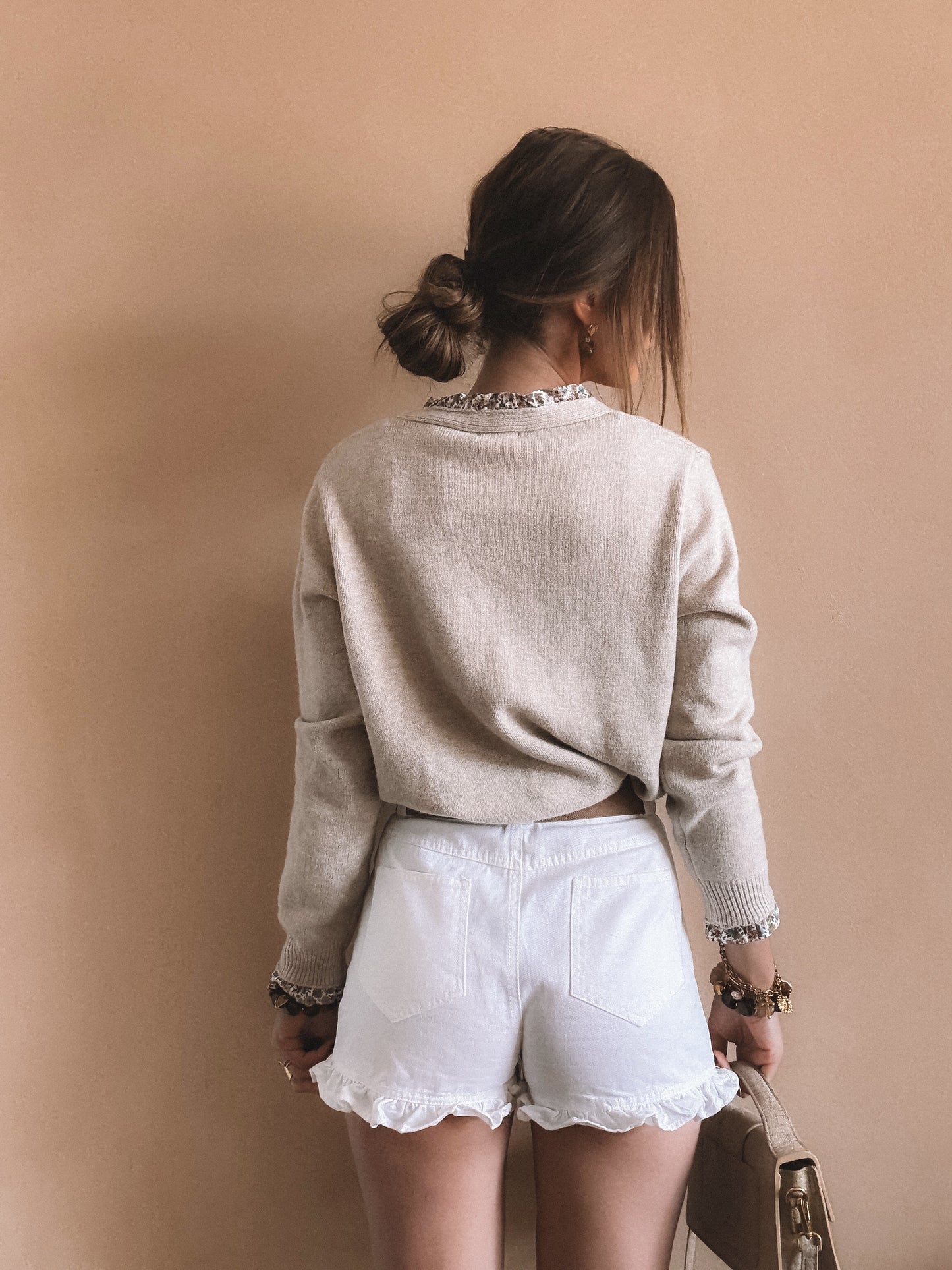 Gilet Léonie Ecru