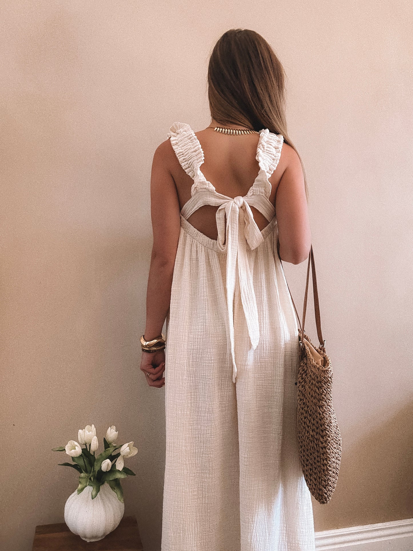 PRÉ COMMANDE - Robe Longue Alba Ecrue