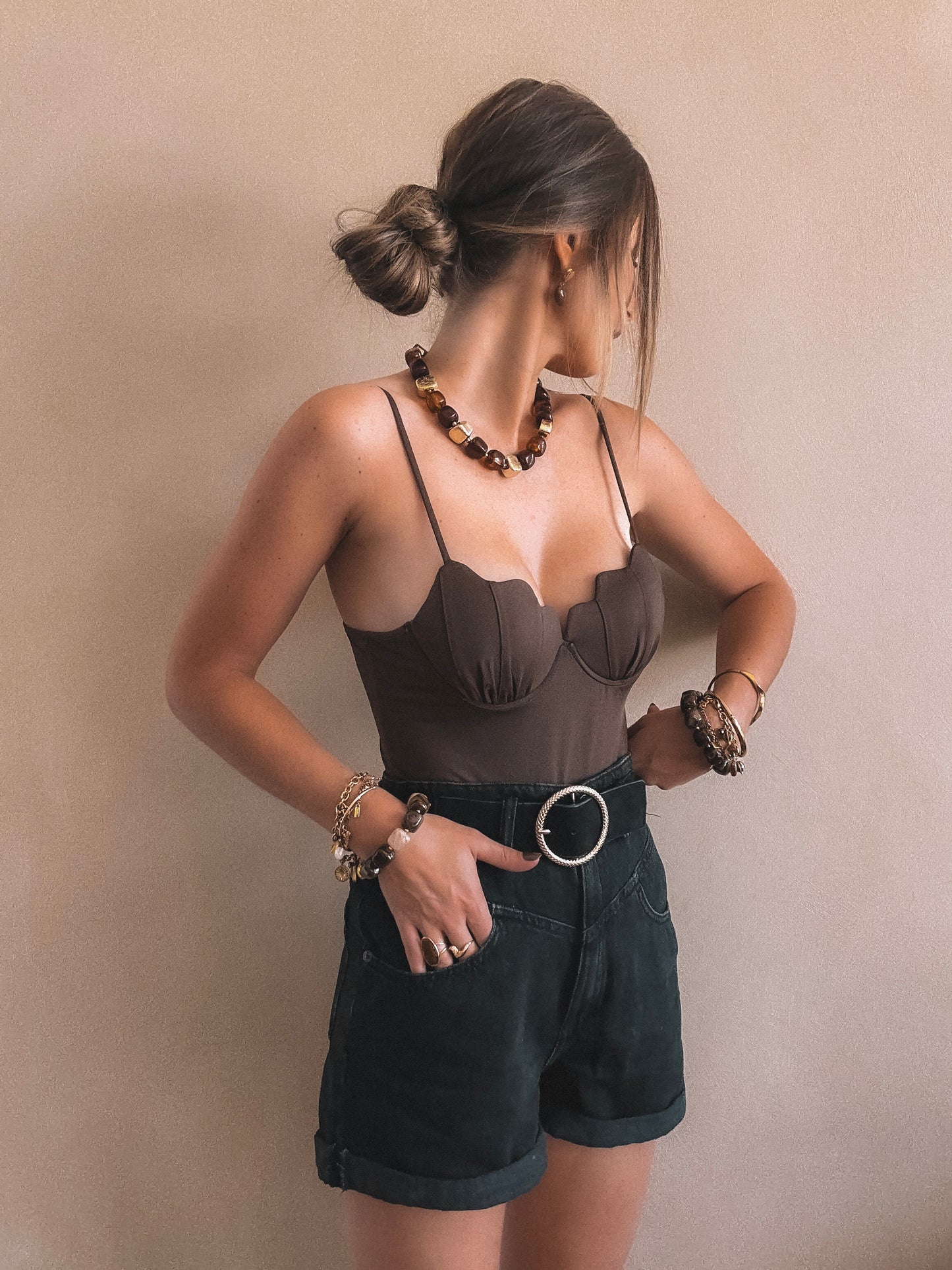 Body Sofia Coquillage Marron