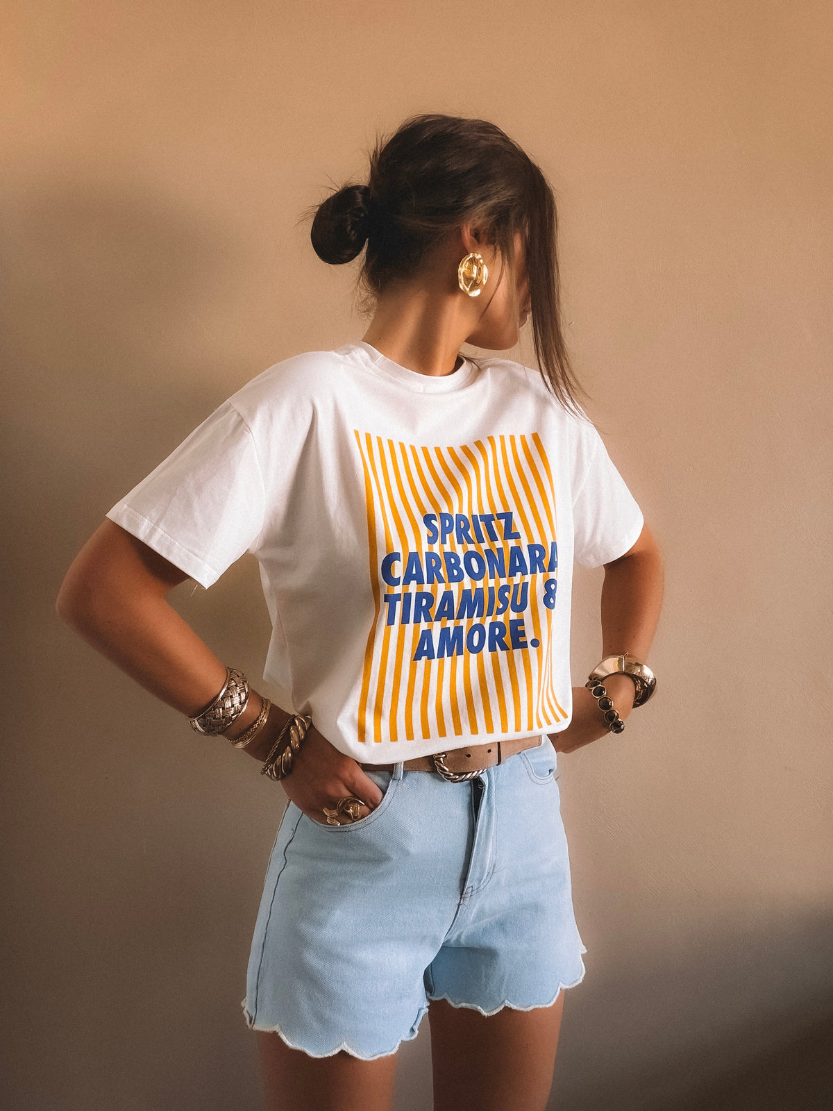 T-Shirt Roma à rayures