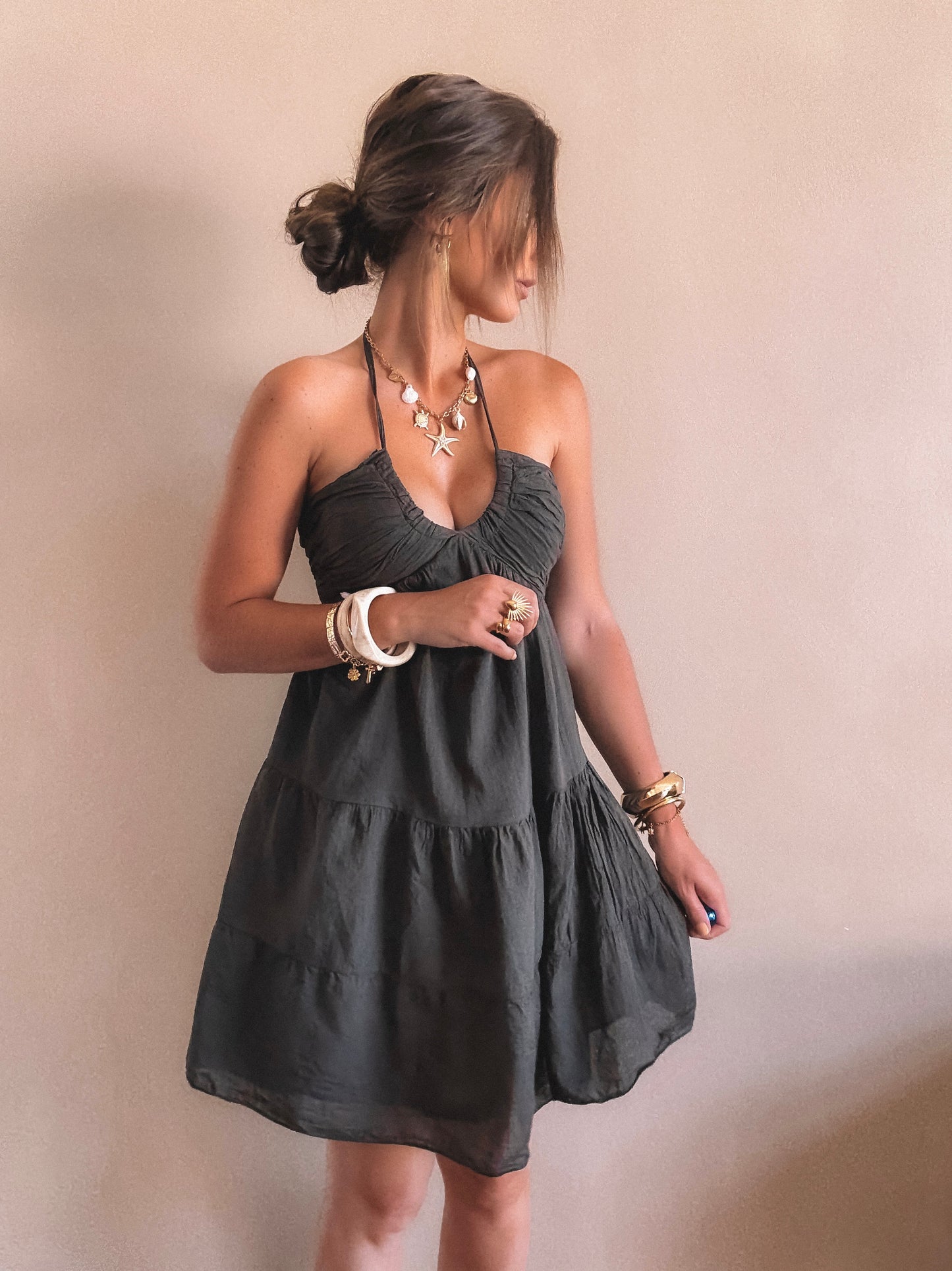 Robe Elora Marron