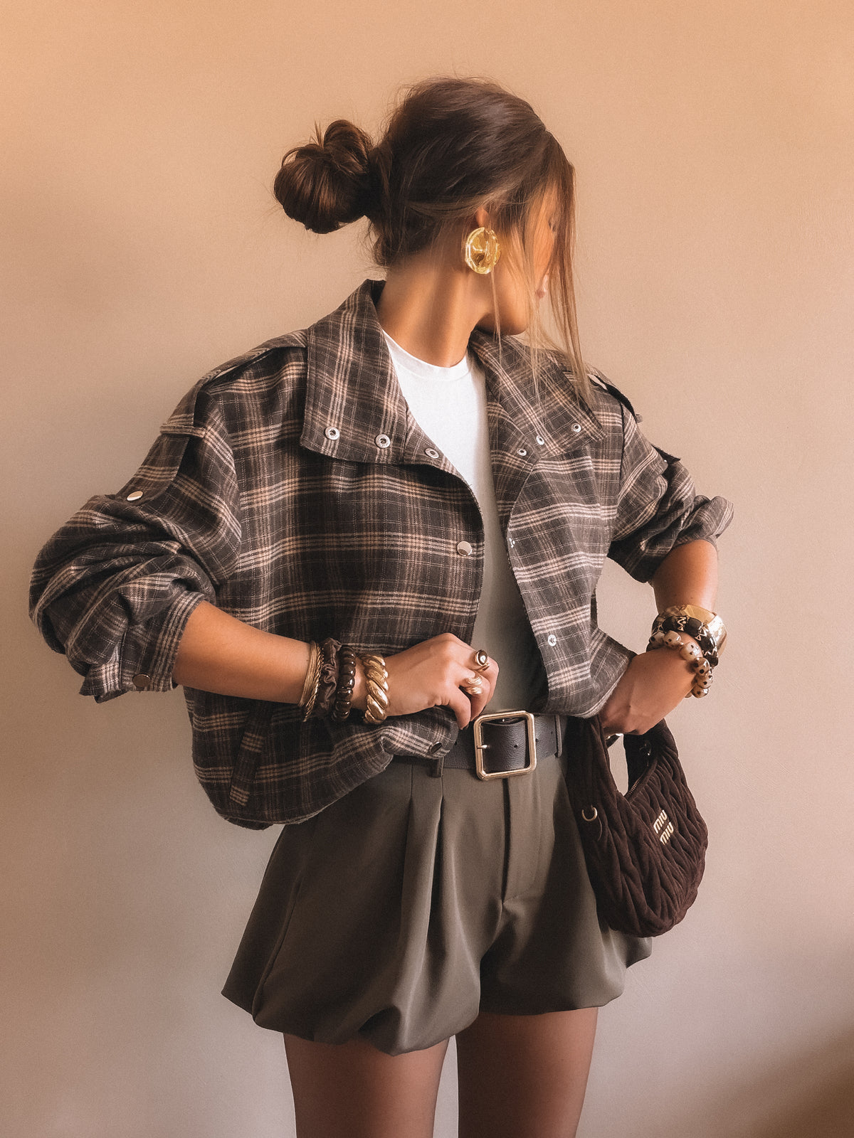 Short Zélie Marron