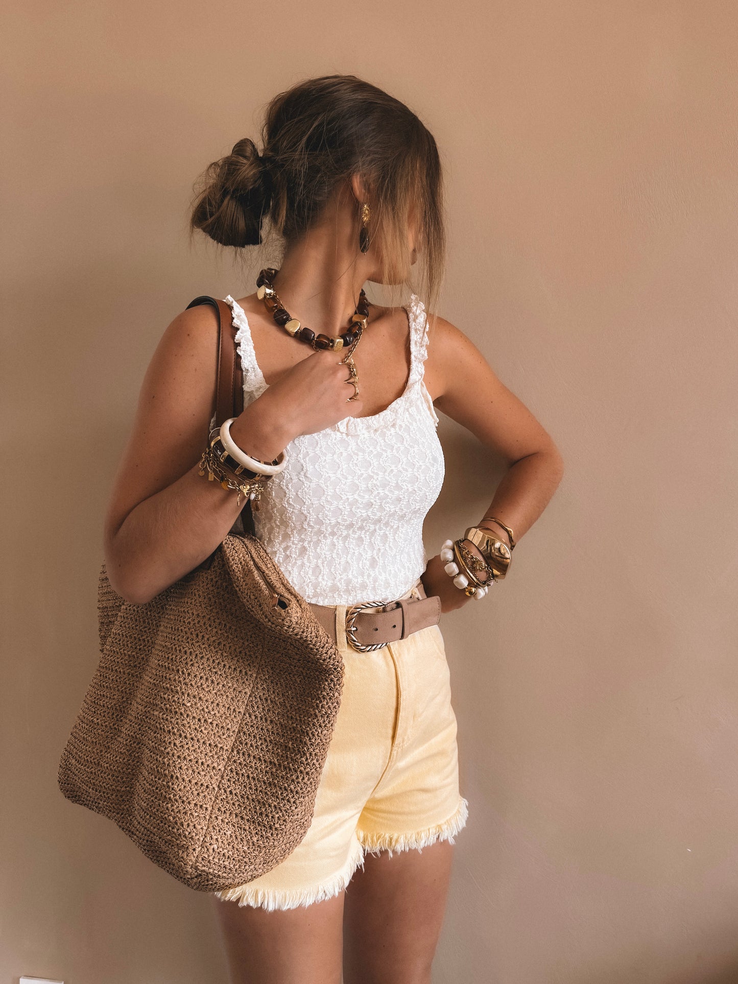 Top Elora Ecru