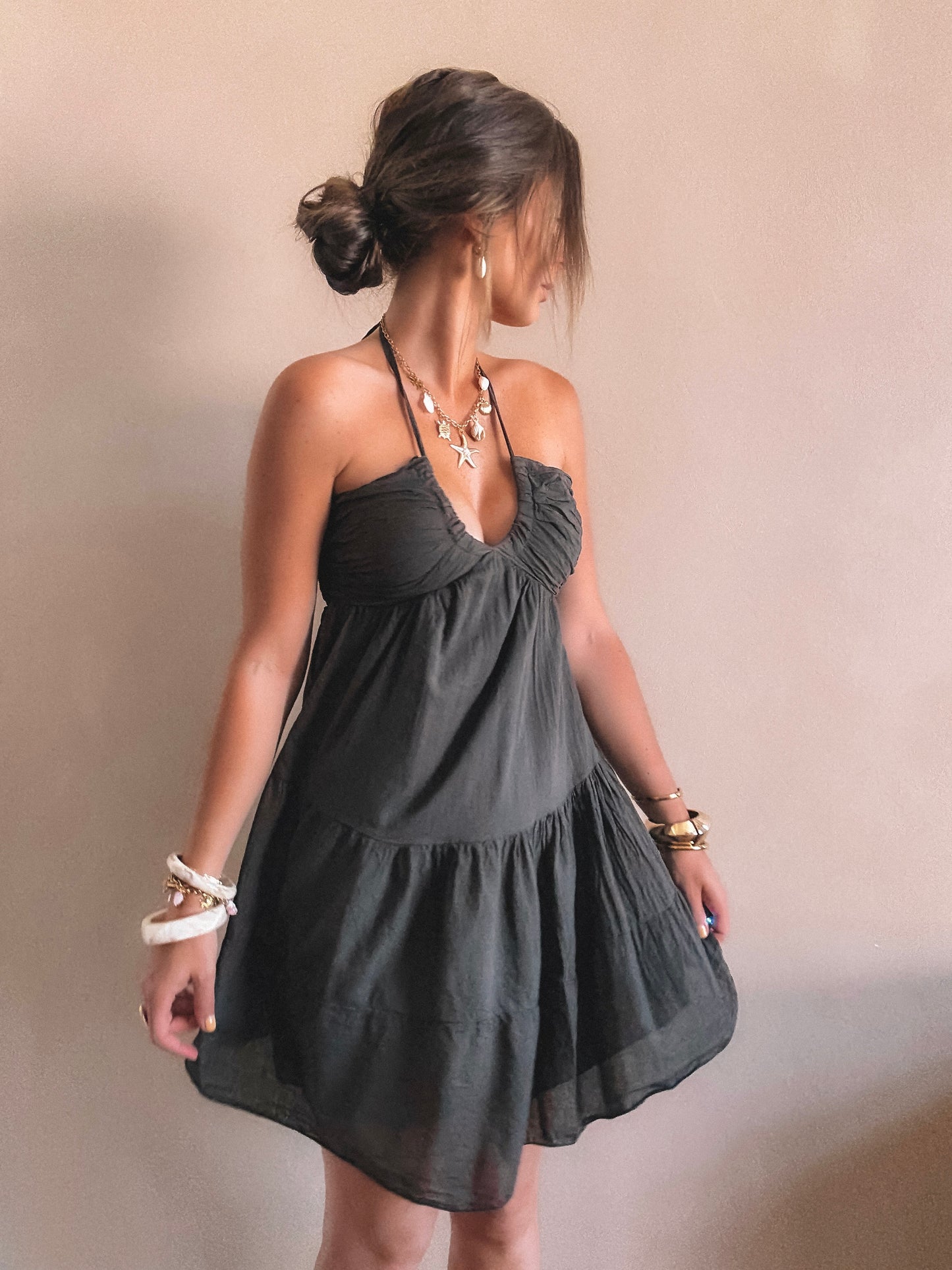 Robe Elora Marron