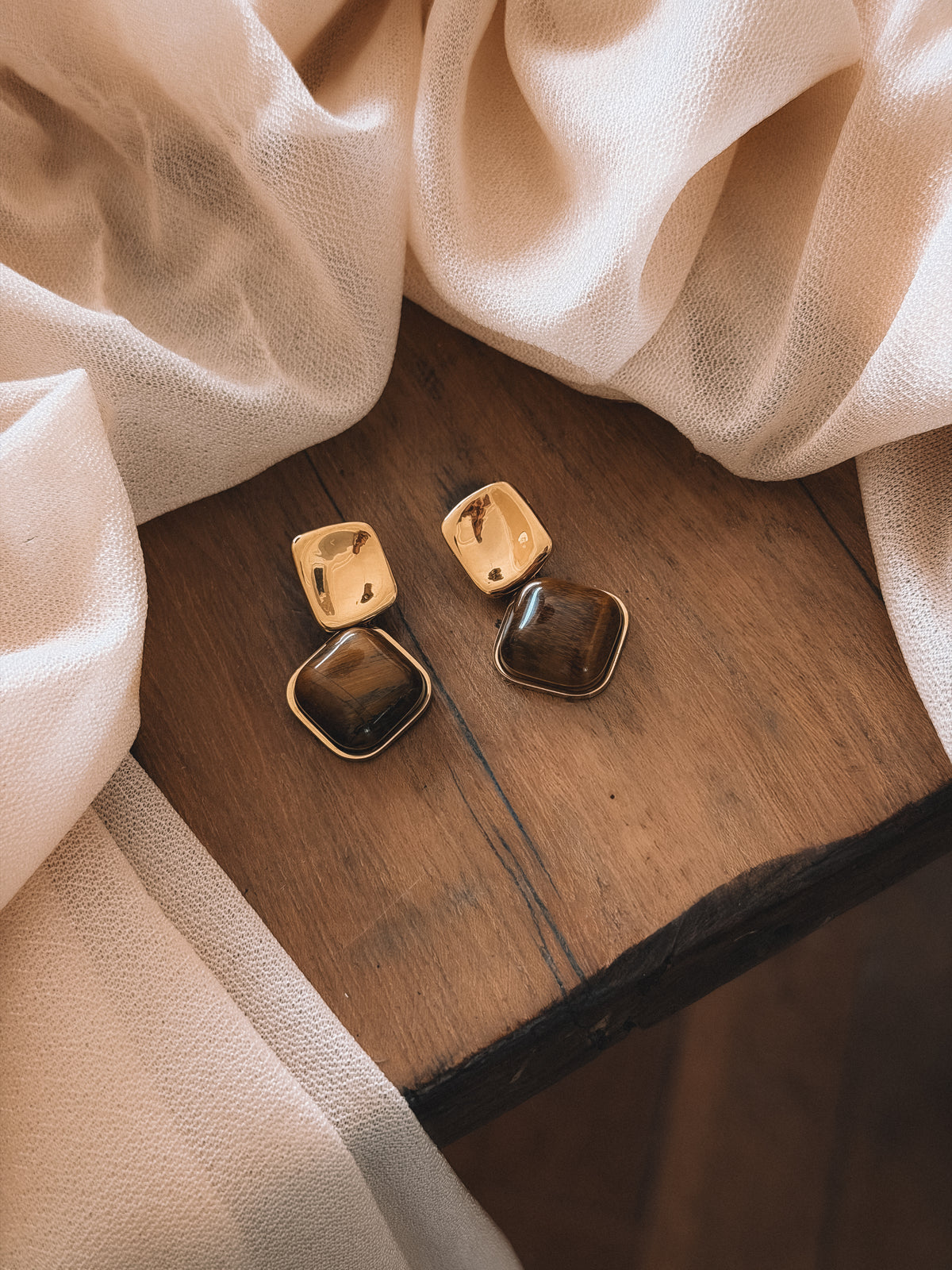 Boucles Mollie Marron