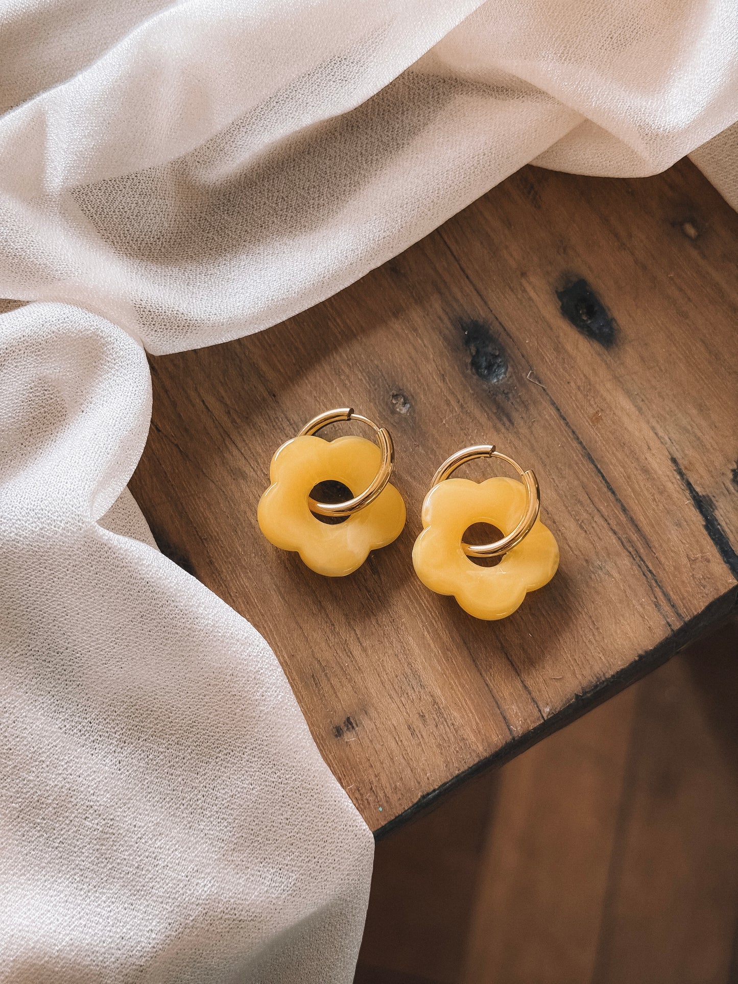 Boucles Zélie Jaune