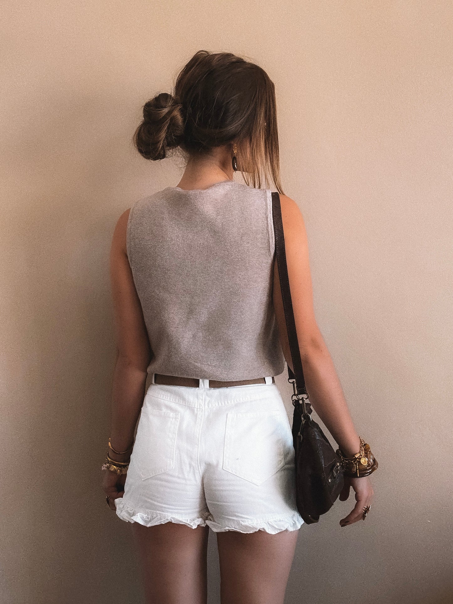 Top Iris Taupe