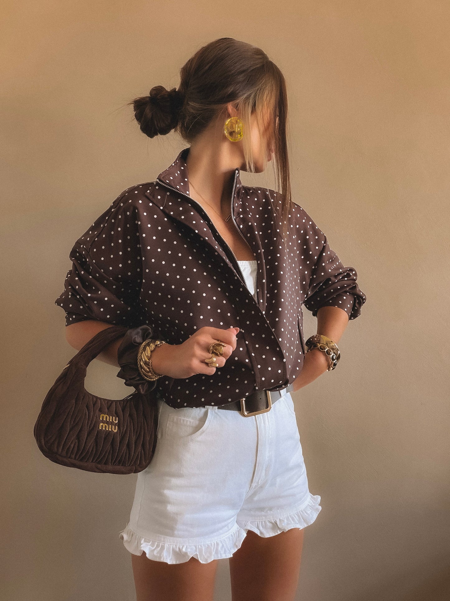 Veste Vittoria Marron