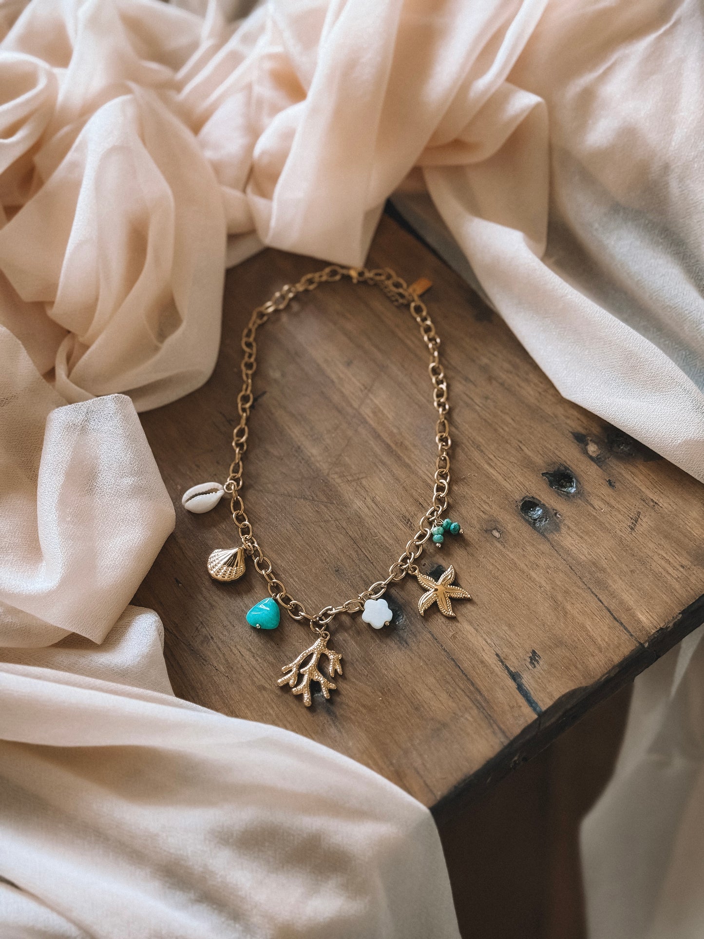 Collier Turquesa Doré