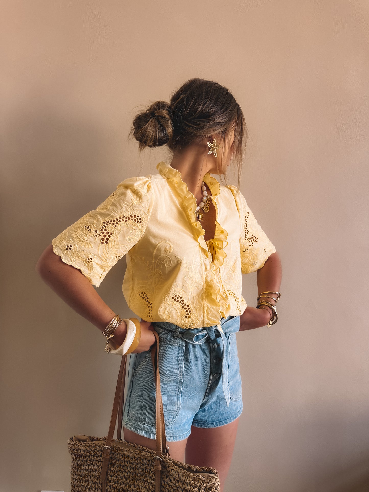 Blouse Eulalia Jaune