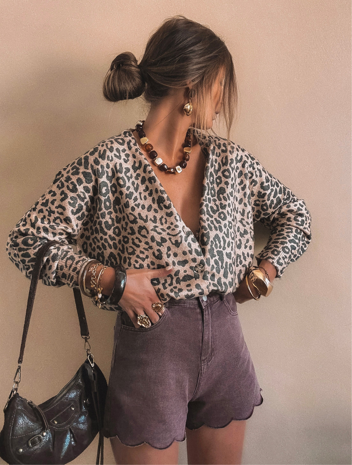 Gilet Savana Leopard