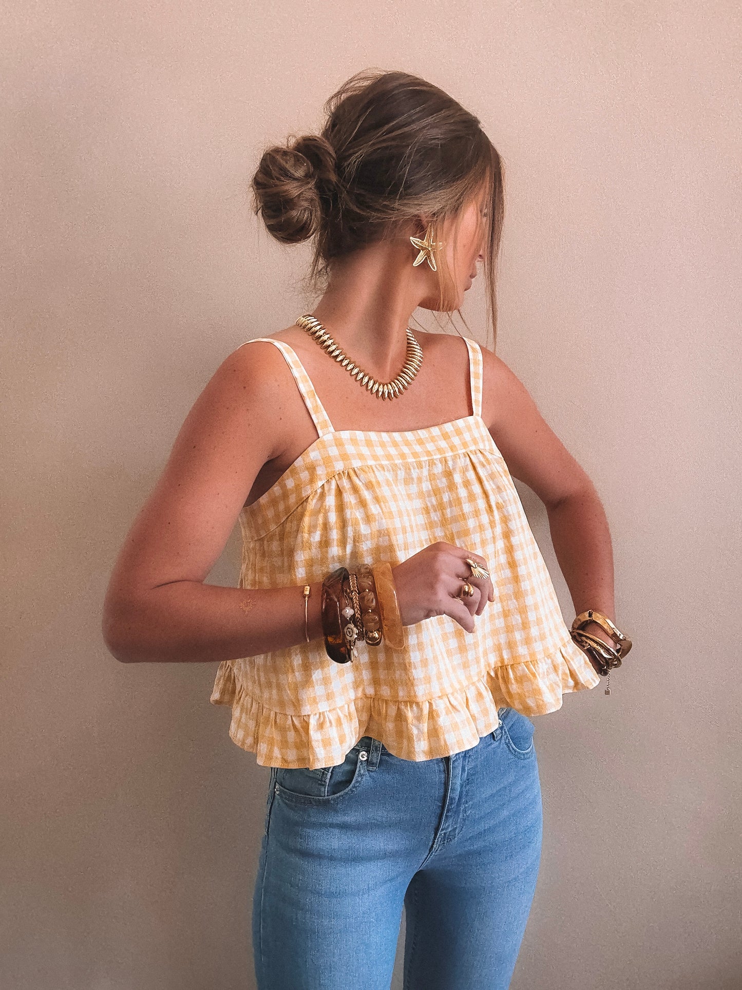 Top Sunny Jaune