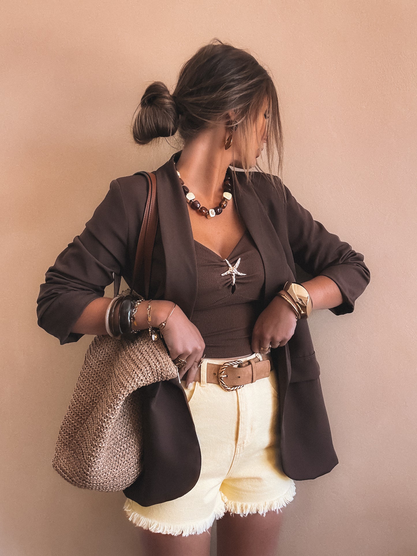 Blazer Célia Marron