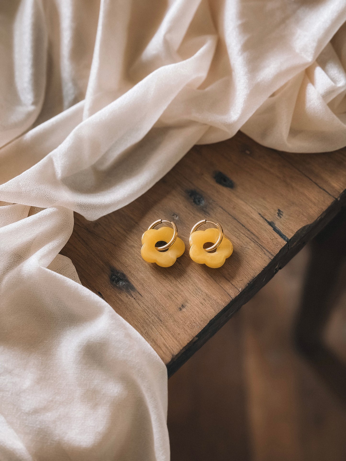 Boucles Zélie Jaune