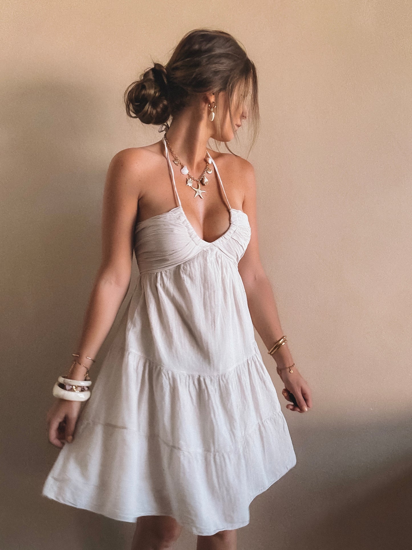 Robe Elora Beige