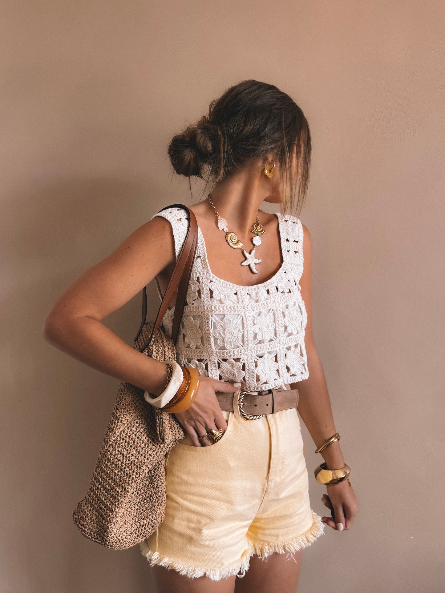 Top Alba crochet
