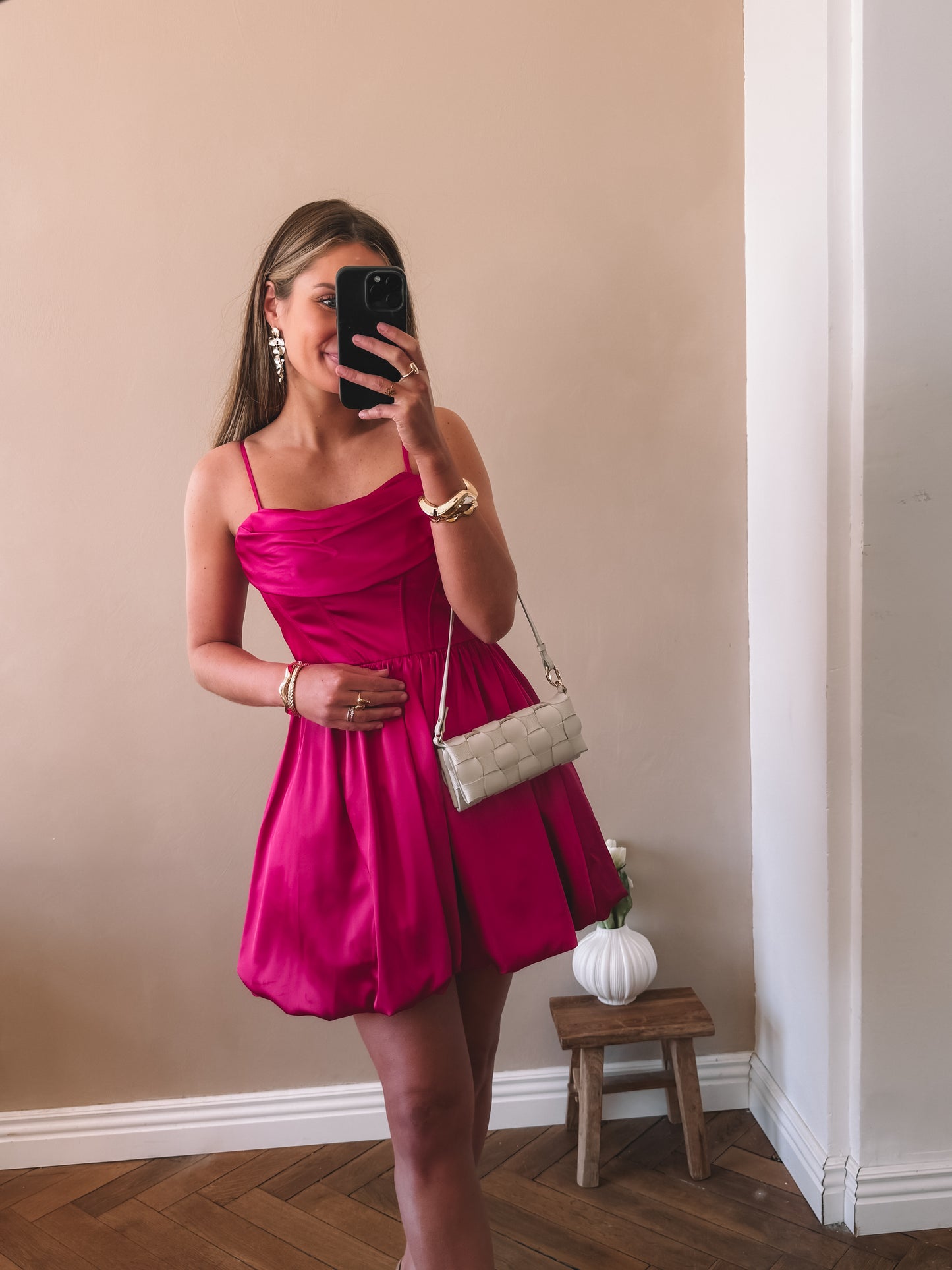 COLLECTION CEREMONIE - Robe Esmée Fushia