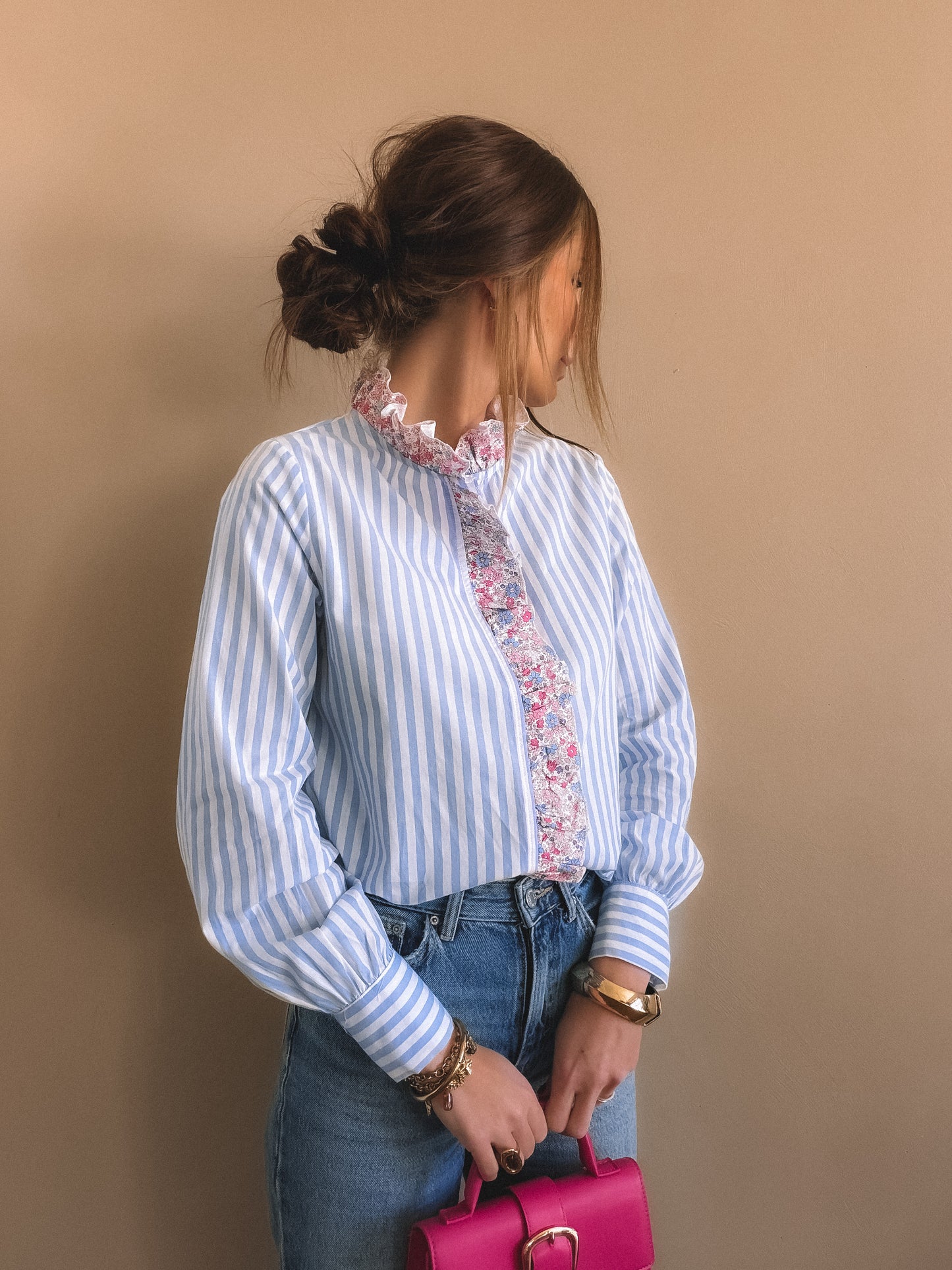 Chemise Suzanne Bleu